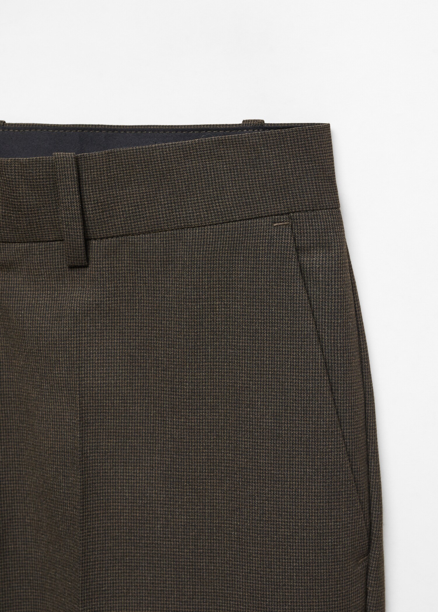 Slim fit-byxa hundtandsmönster - Detaljer om artikeln 8