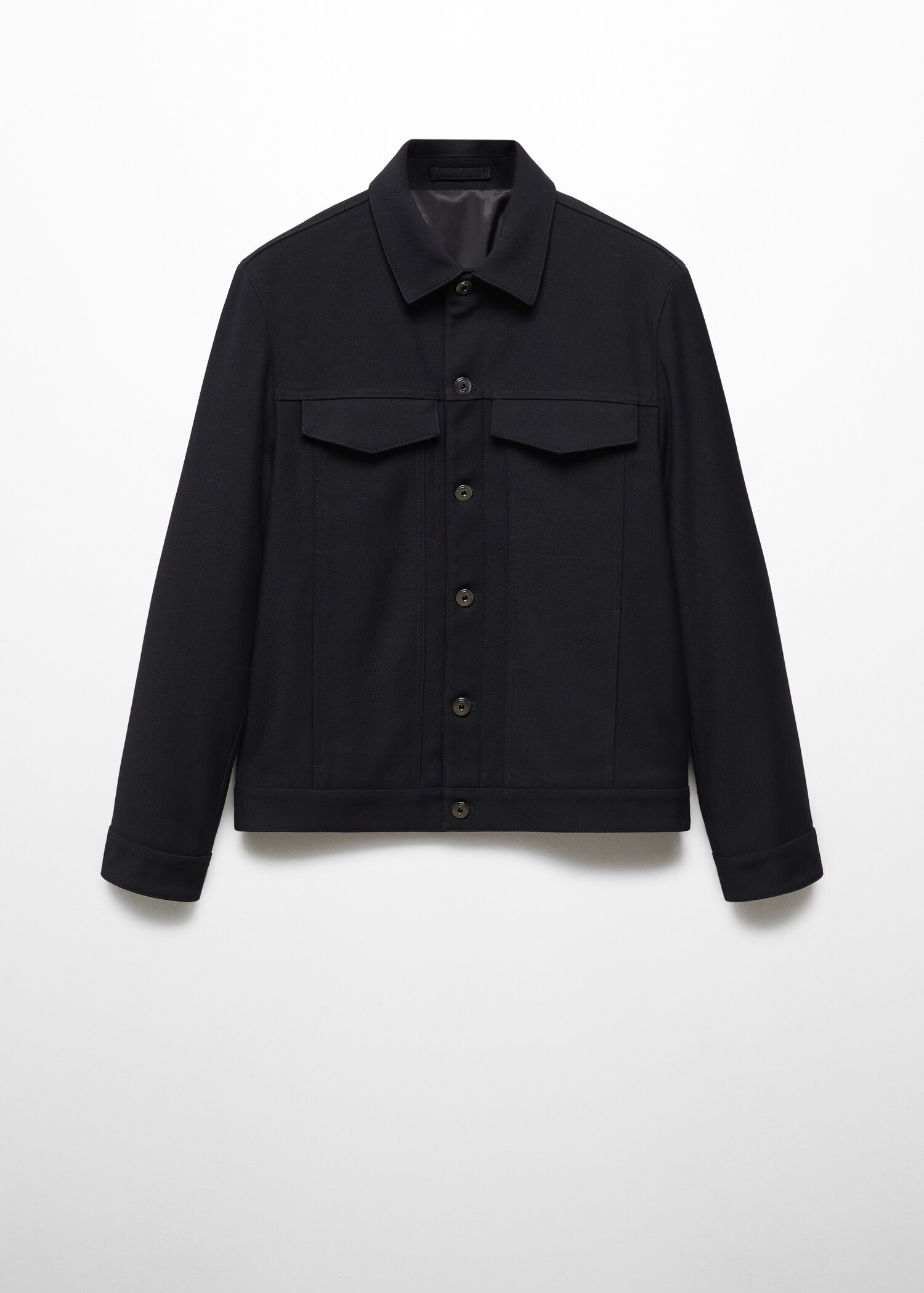 Twill jacket with pockets - Article without model