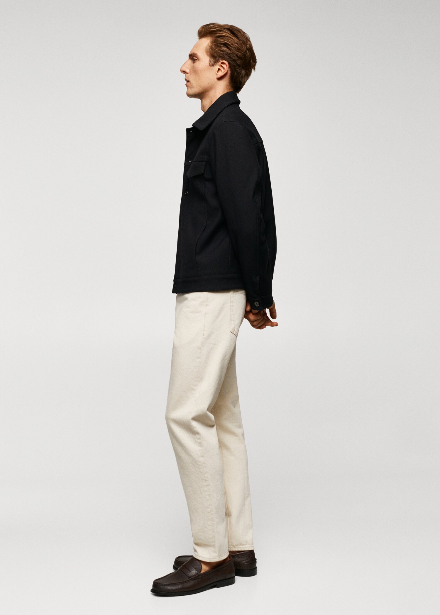Twill jacket with pockets - Details of the article 2