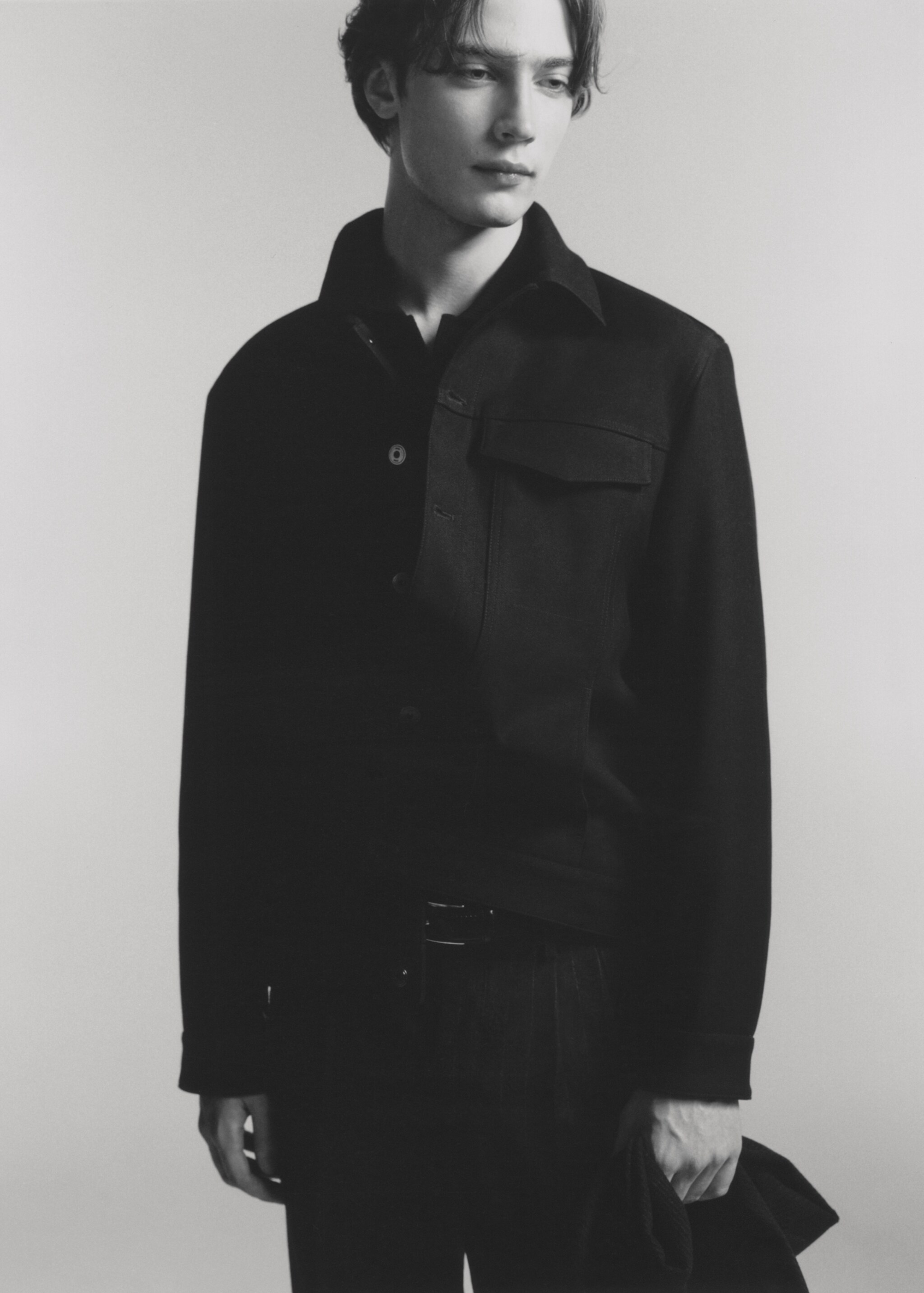 Jacke aus Serge-Baumwolle mit Taschen - Detail des Artikels 6