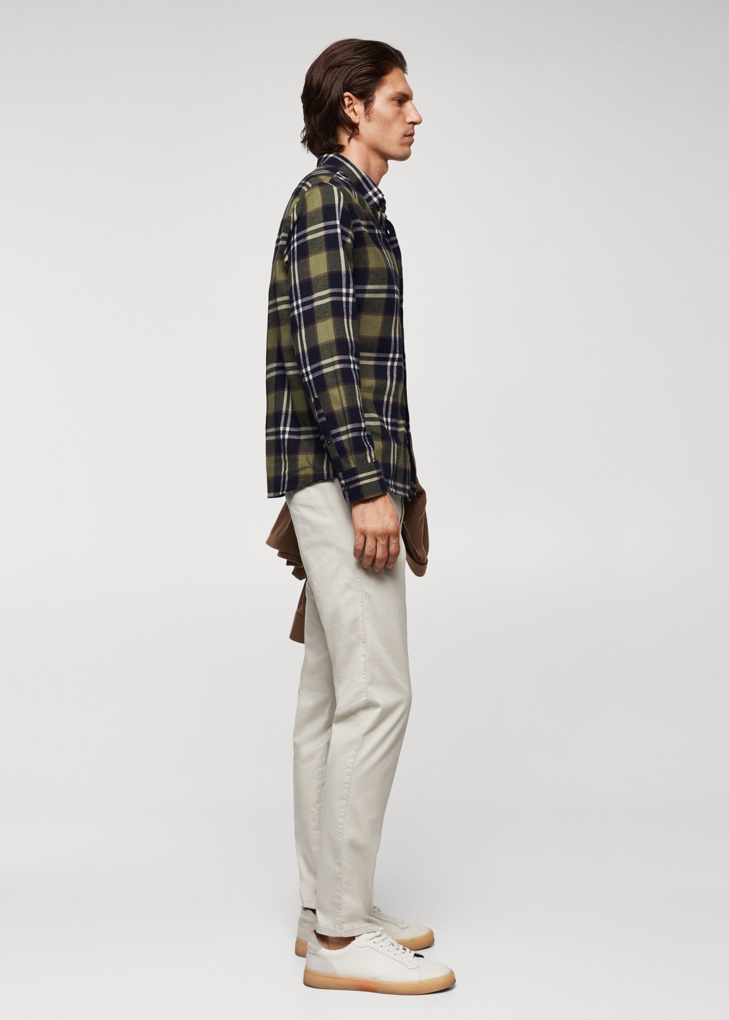 Chemise regular fit flanelle carreaux - Détail de l'article 2