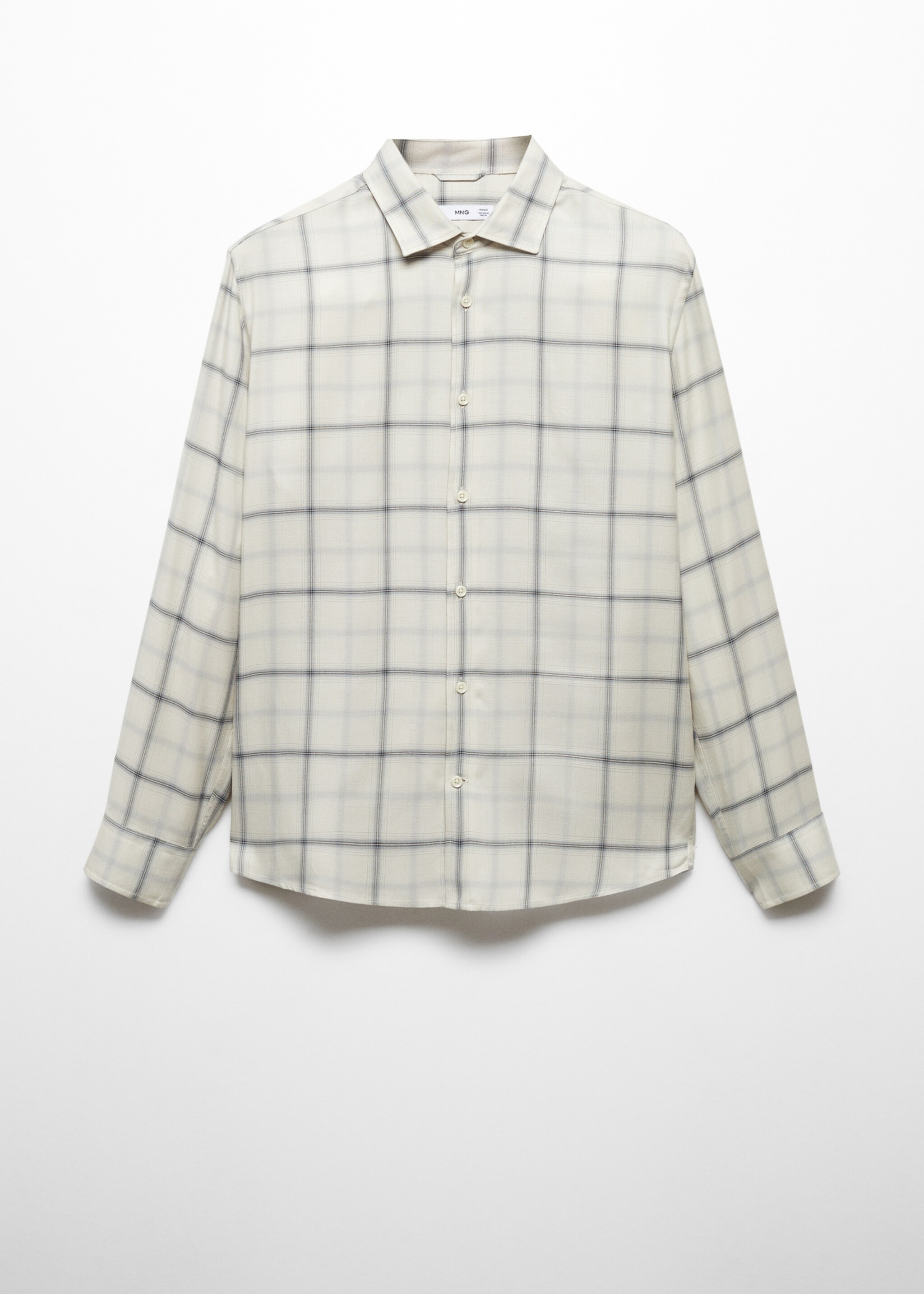 Regular-fit windowpane shirt - Article without model