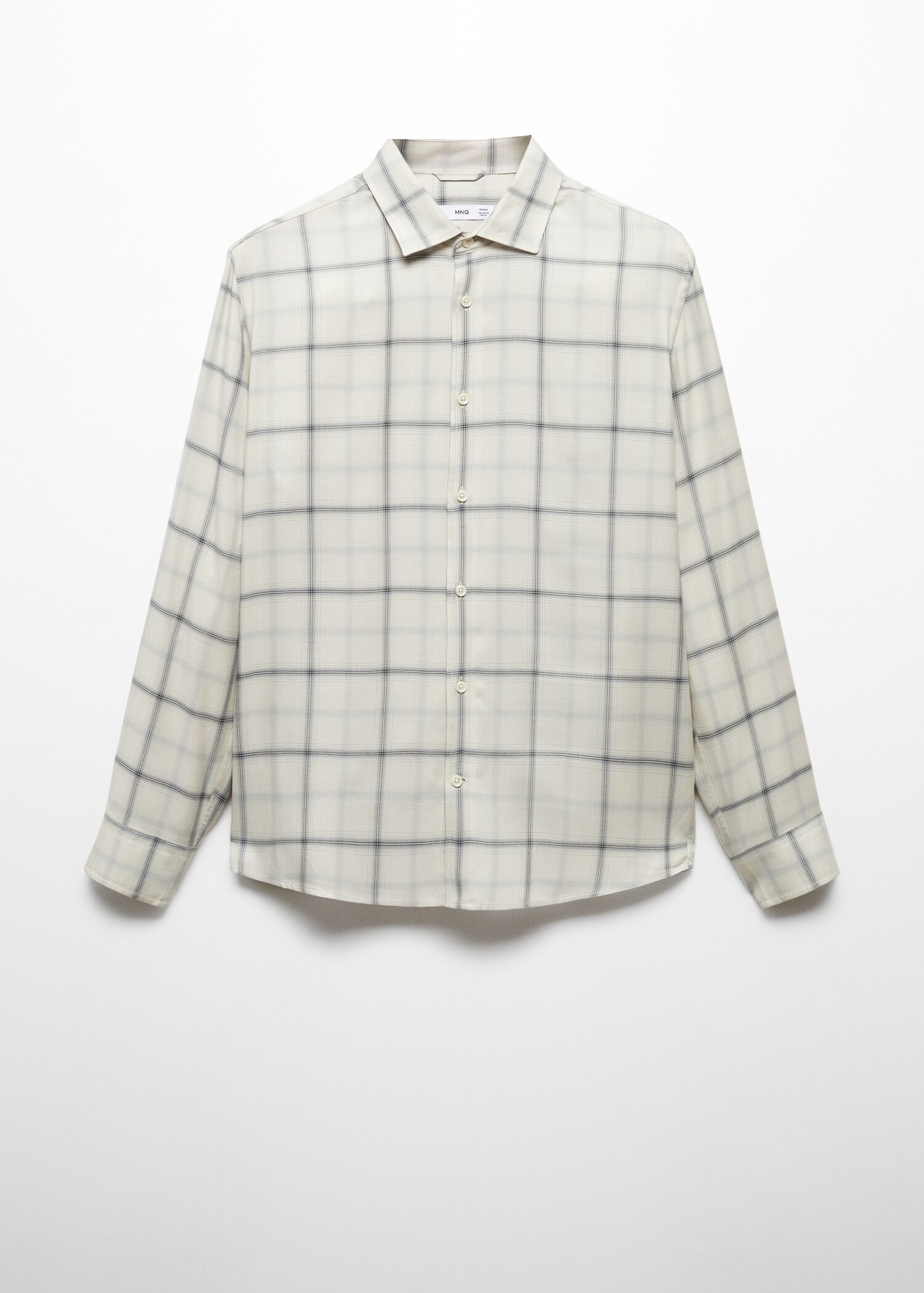 Camisa regular fit cuadro ventana - Artículo sin modelo