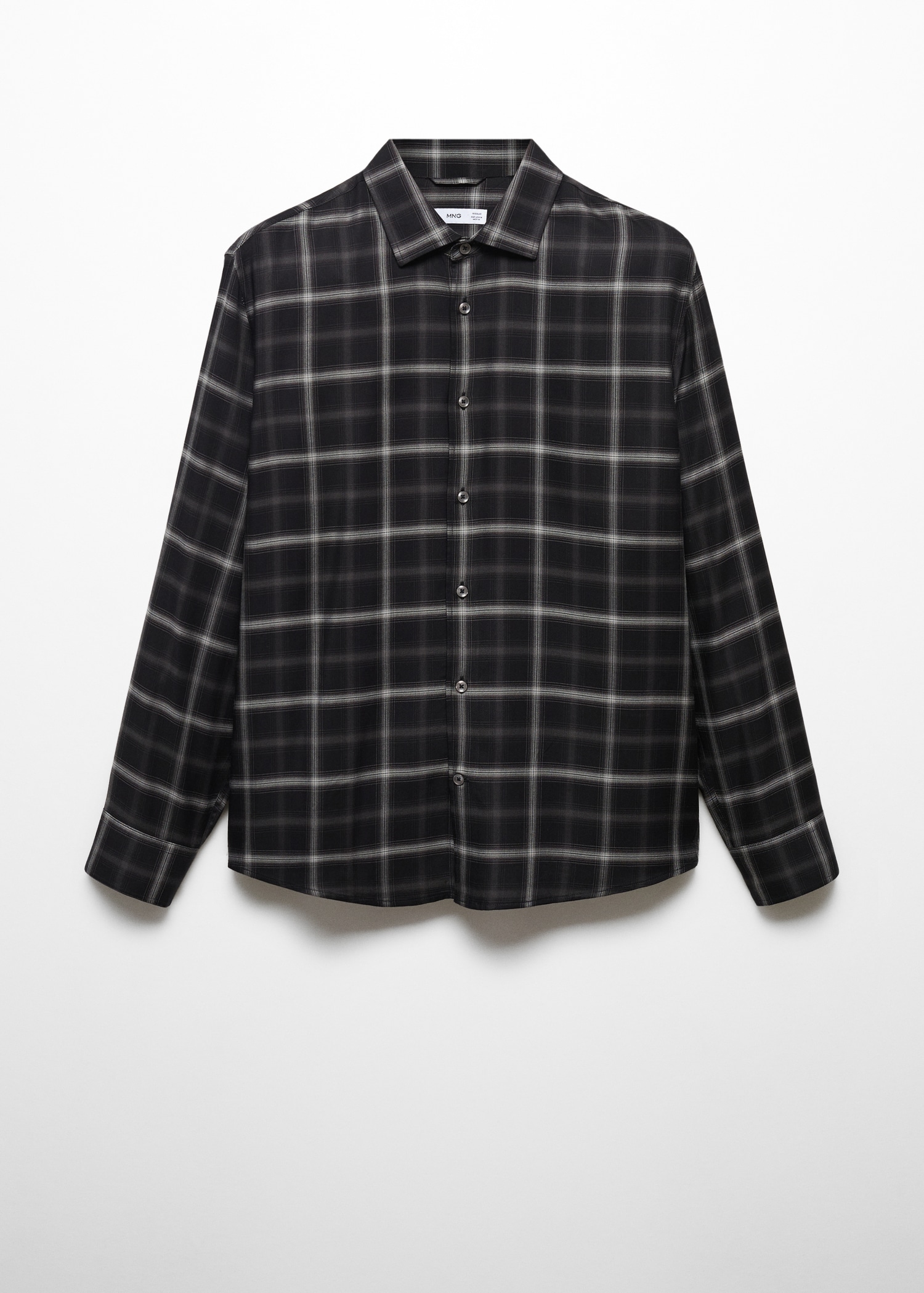 Plaid Shirt Mango Camisa Cuadros Camisa Regular Fit Cuadro Ventana