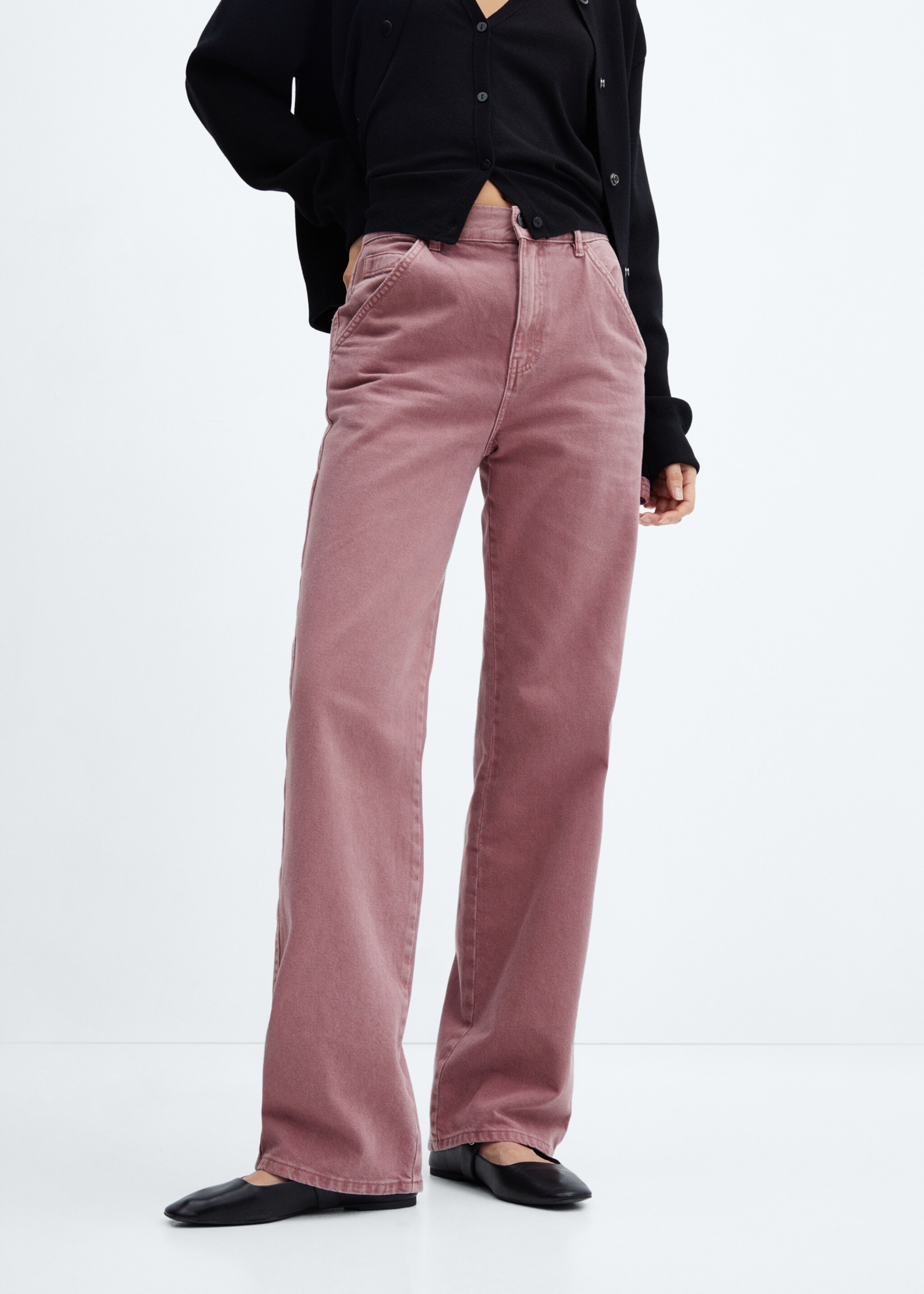 Carpenter cargo jeans - Medium plane, Light/Pastel Purple. Ref: 57045970-00.