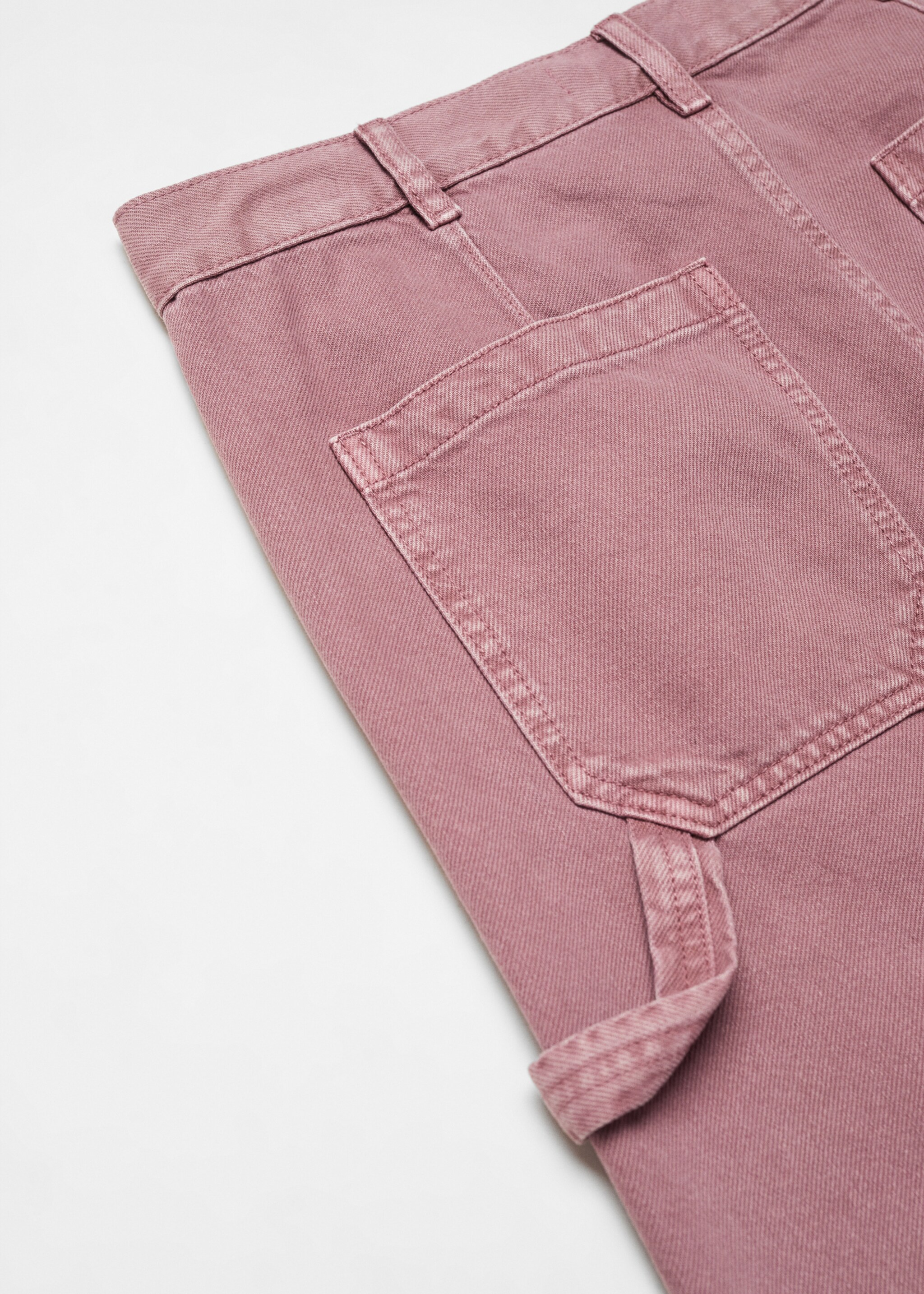 Carpenter cargo jeans - Details of the article 8, Light/Pastel Purple. Ref: 57045970-00.
