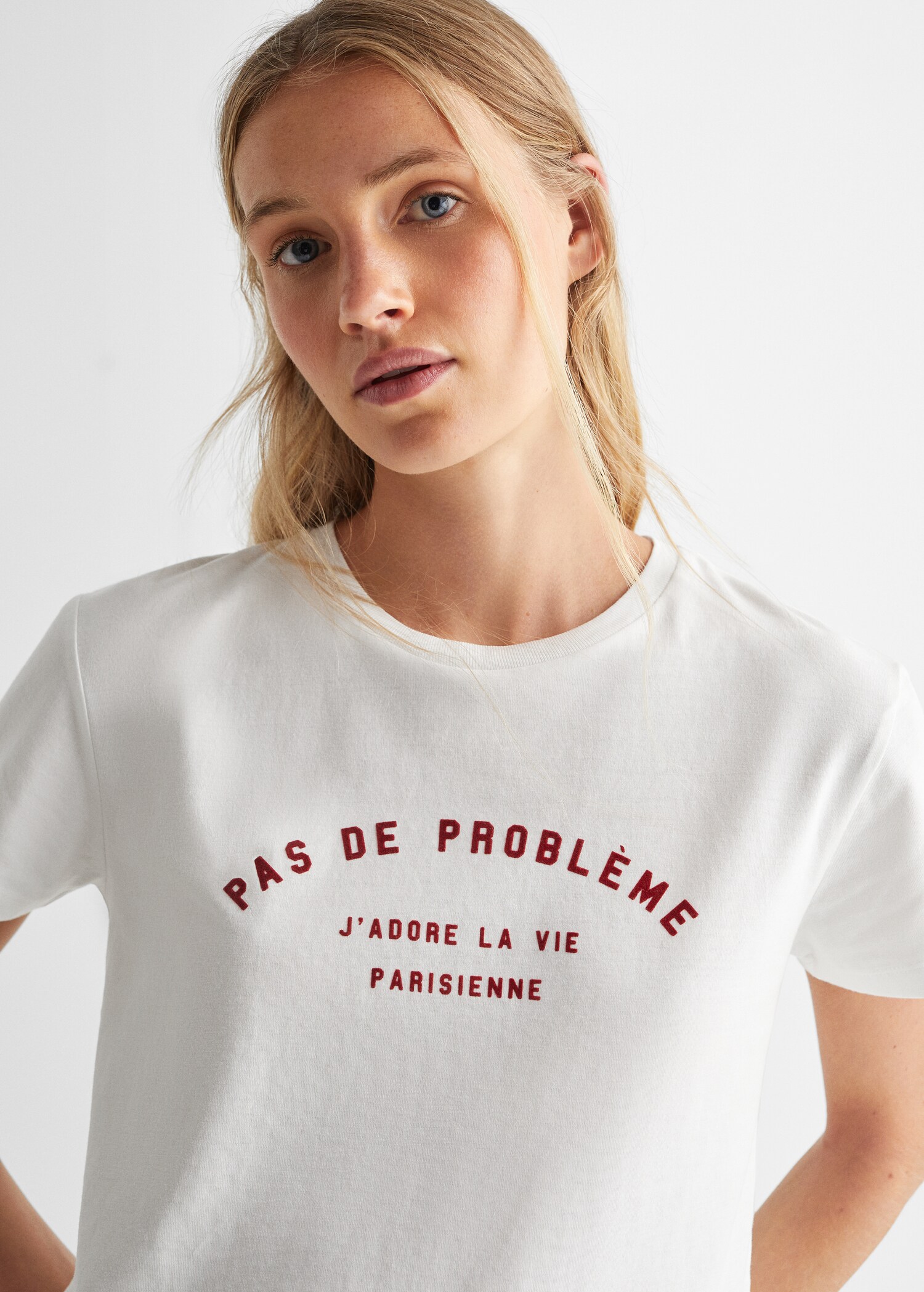 Camiseta mensaje estampado - Detalle del artículo 1