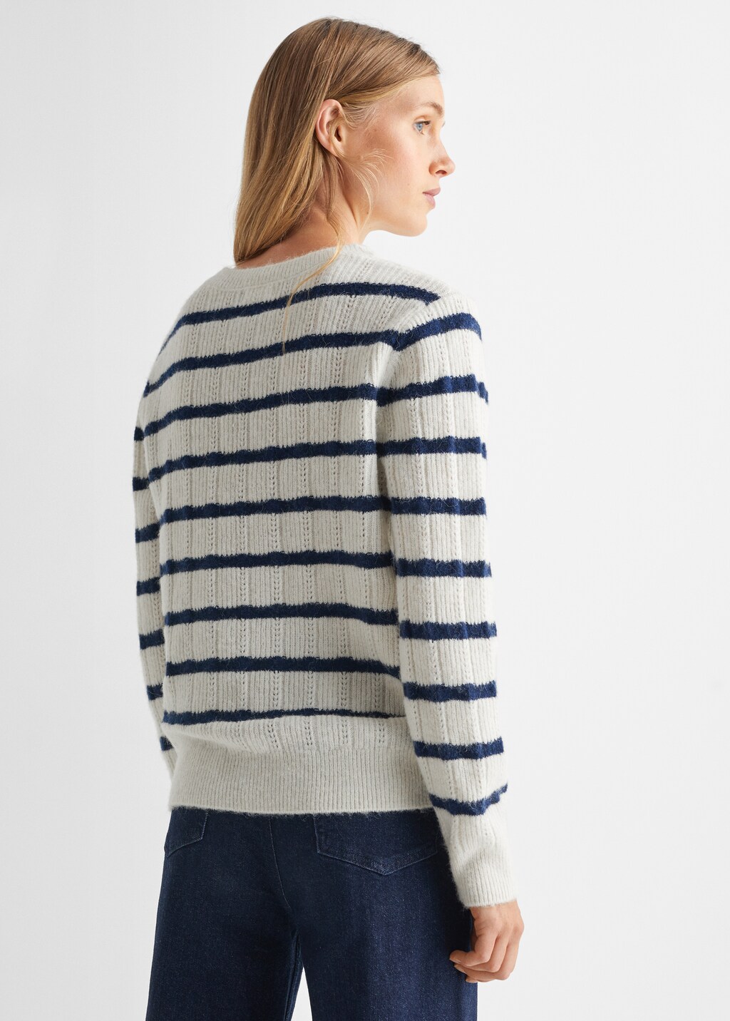 Knit striped sweater - Teen Girl | MANGO OUTLET USA