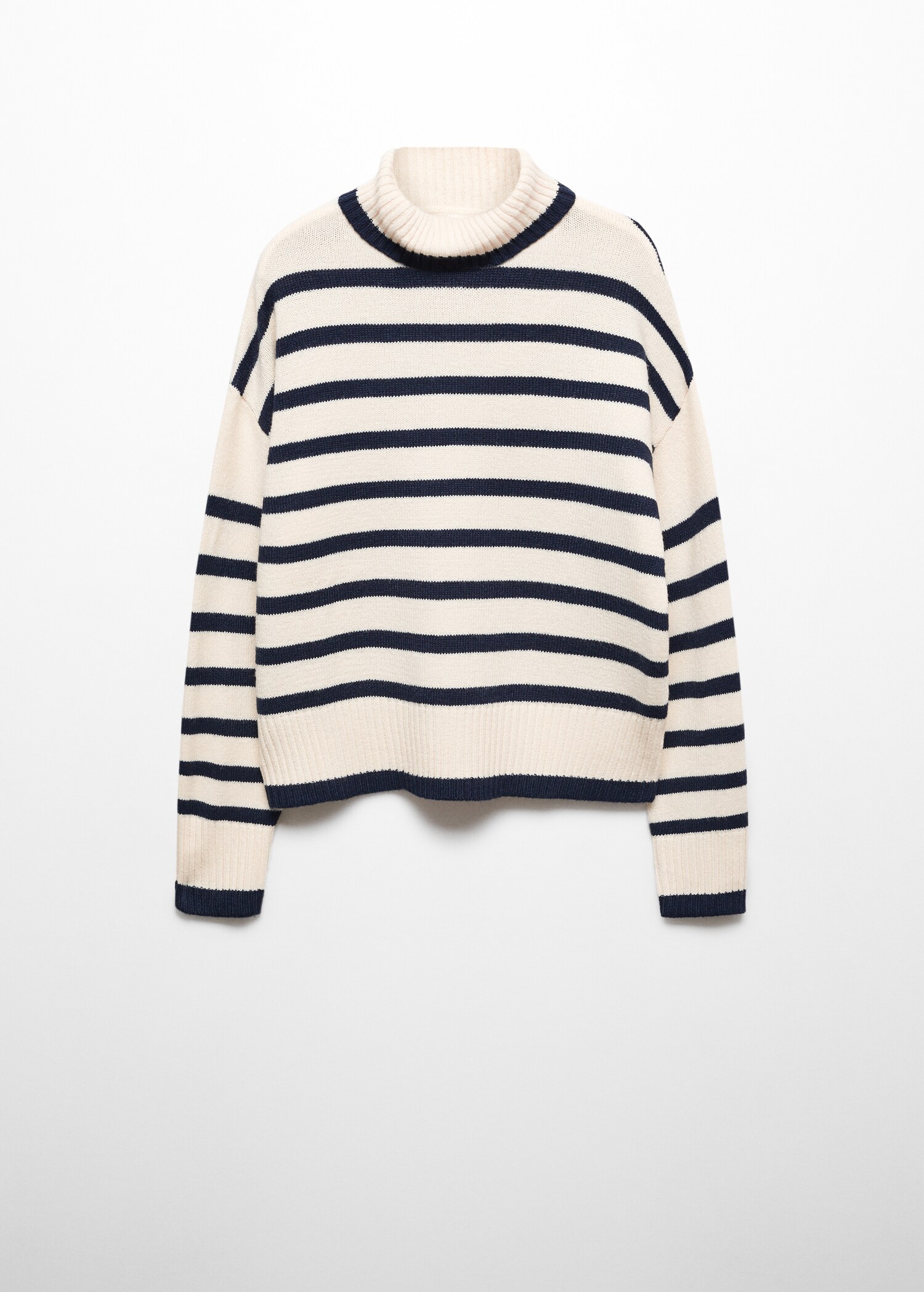 Jersey rayas cuello alto - Artículo sin modelo
