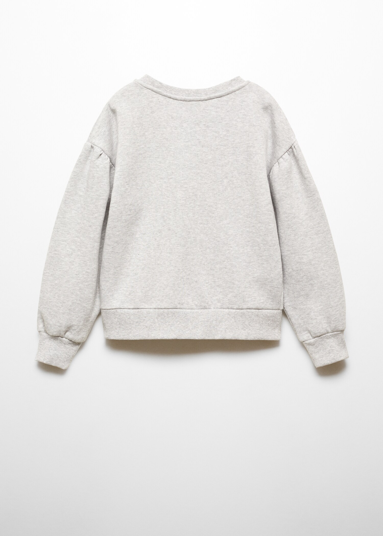 Sweat-shirt message brodé - Verso de l’article