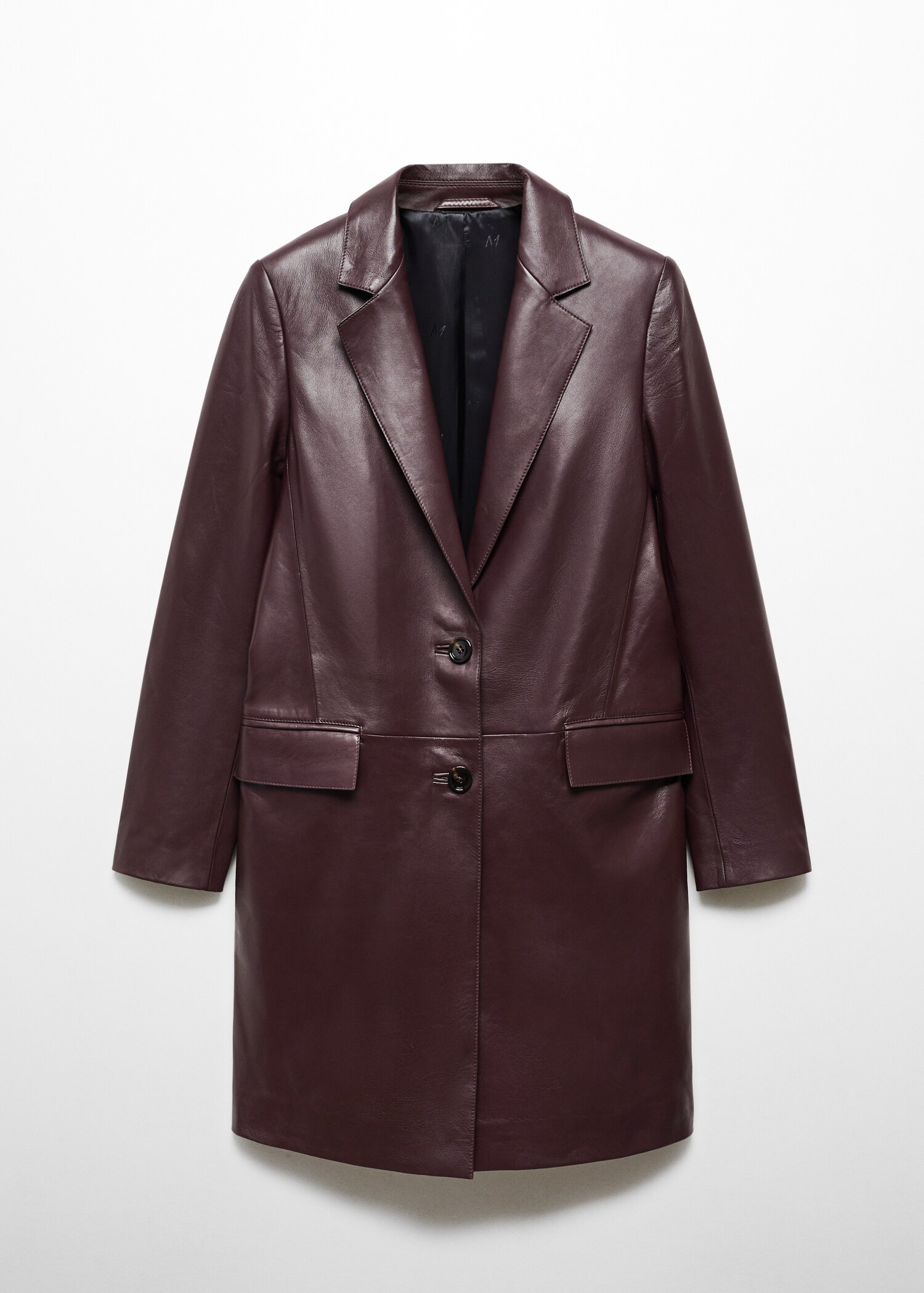 Cappotto pelle revers - Articolo senza modello