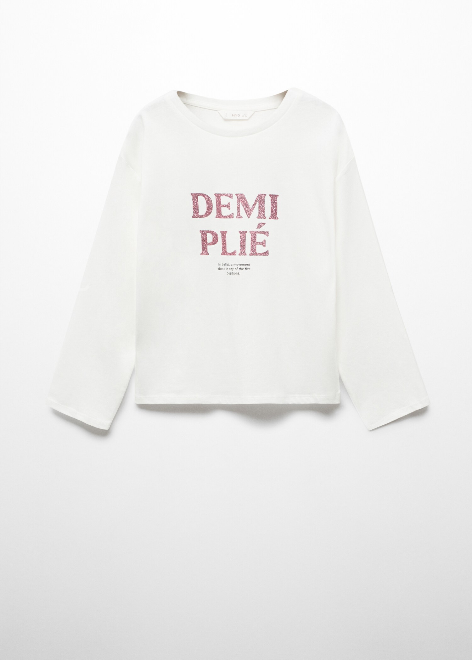 Embroidered message T-shirt - Article without model
