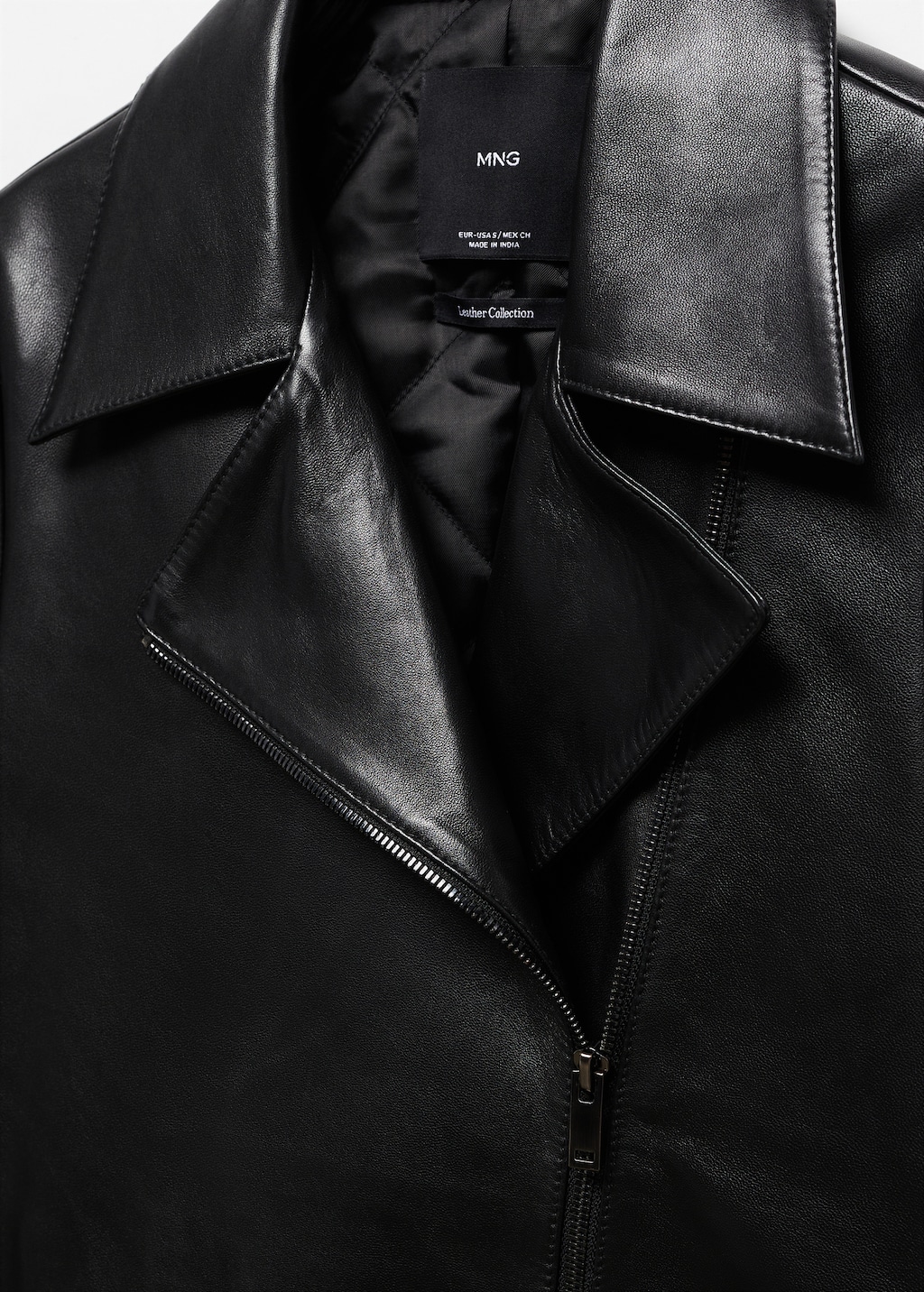 Leather biker jacket - Women | MANGO OUTLET USA