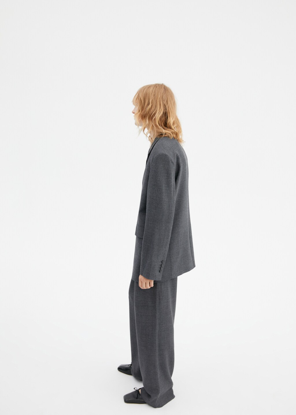 Micro-striped suit trousers - Women | MANGO OUTLET USA Micro-striped suit trousers - Women | MANGO OUTLET USA