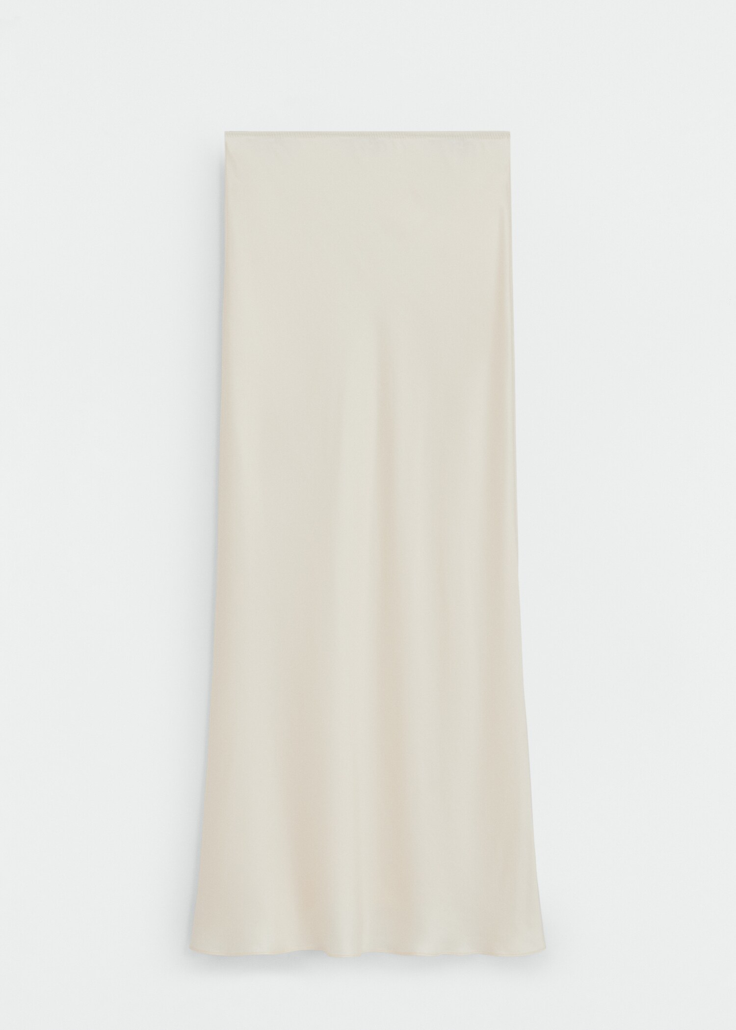 Extra-long satin skirt - Article without model