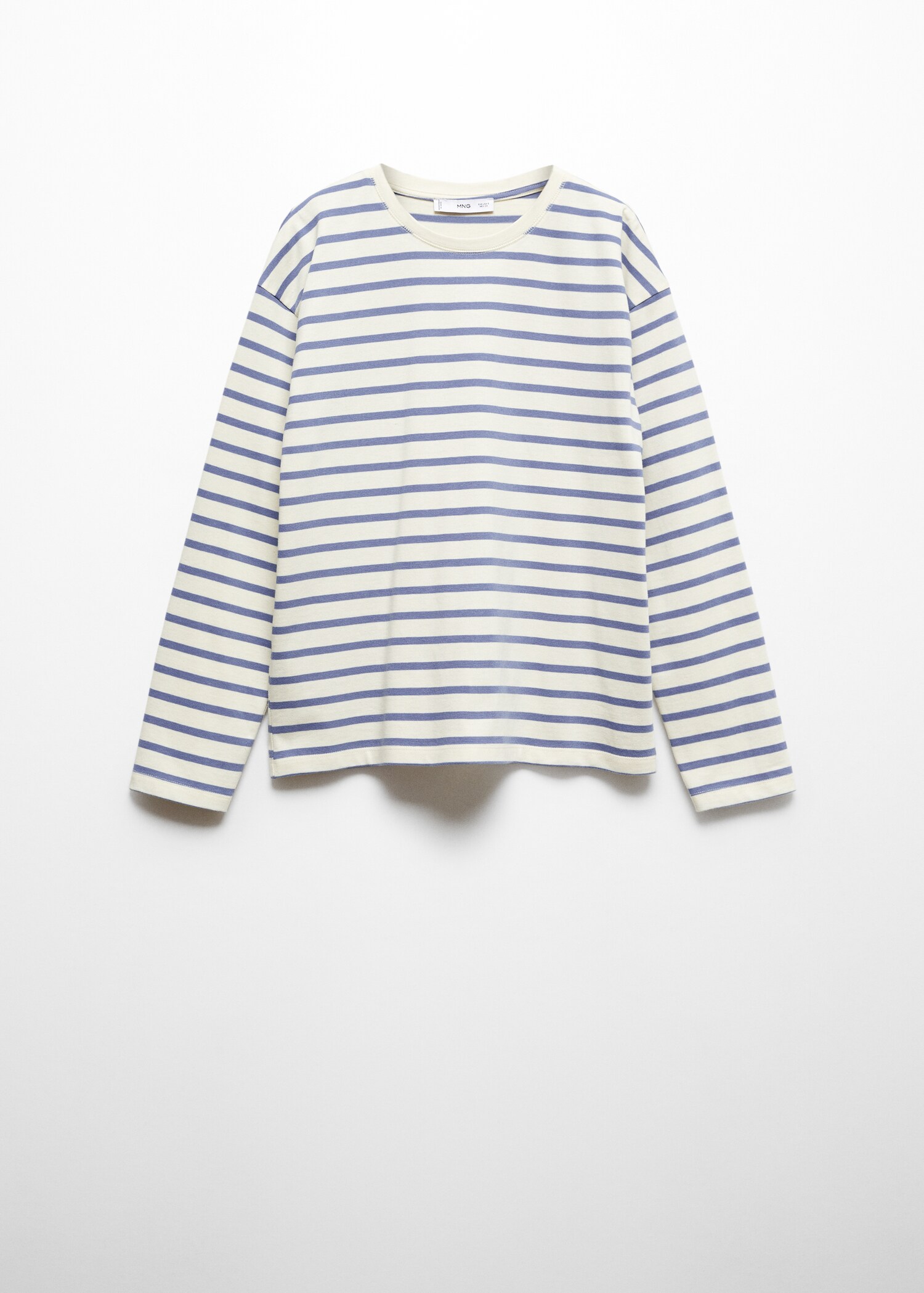 Striped round-neck sweatshirt - Article without model