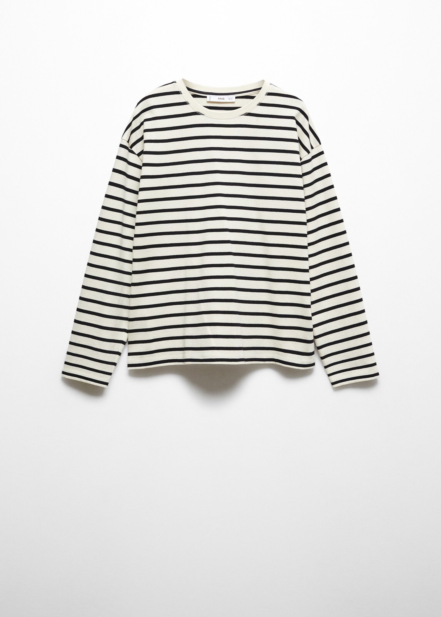 Striped round-neck sweatshirt - Article without model