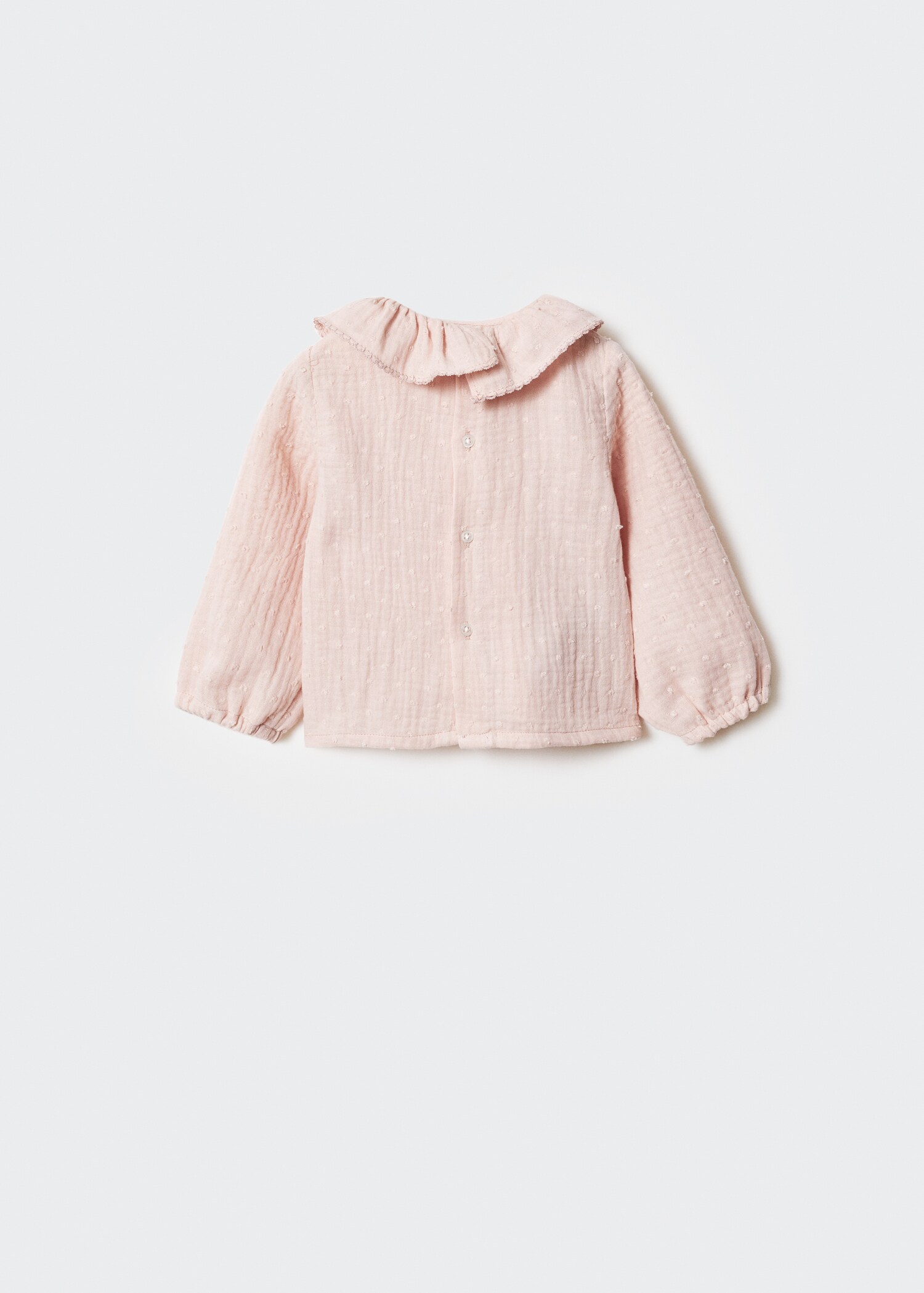 Blusa cotone collo babydoll - Retro dell'articolo