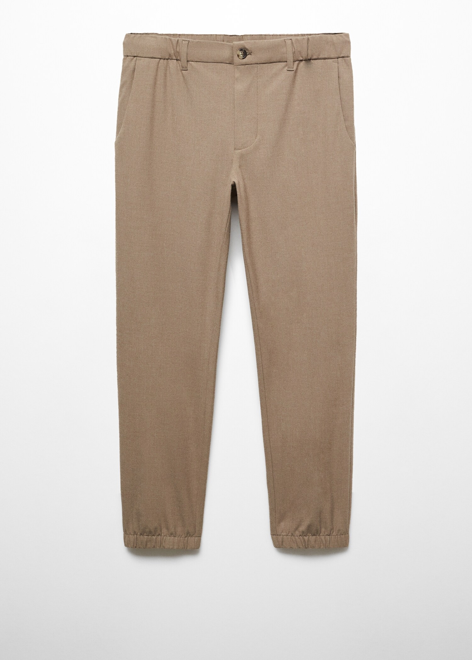 Slim-fit jogger trousers with drawstring - Article without model