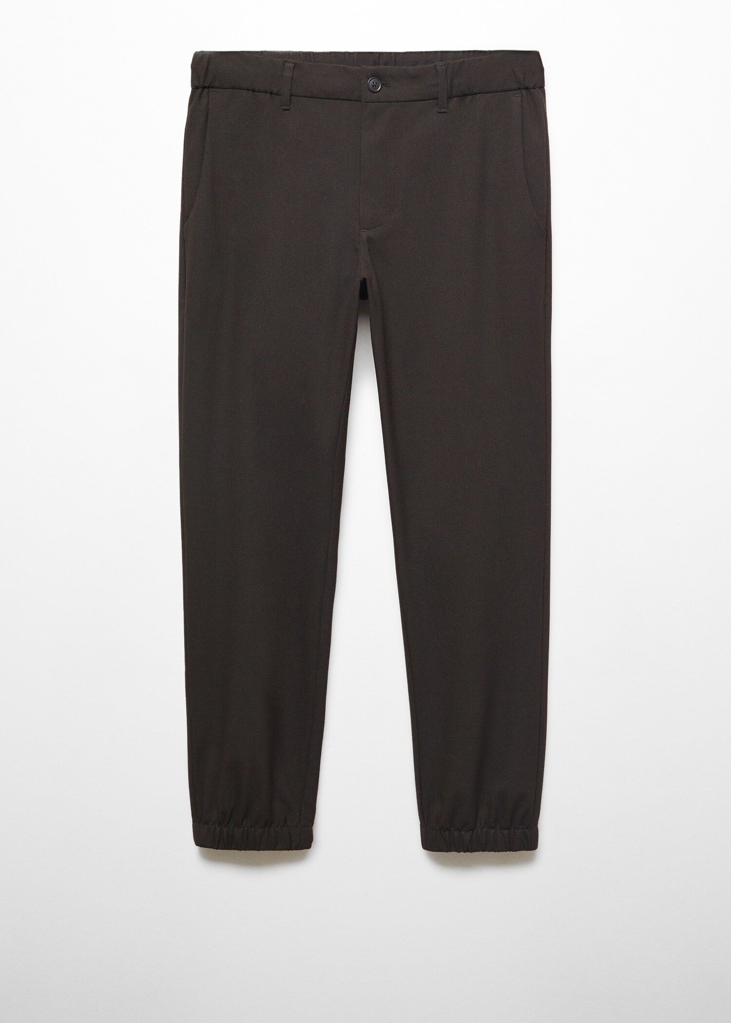 Calças jogger slim fit com cordão - Artigo sem modelo