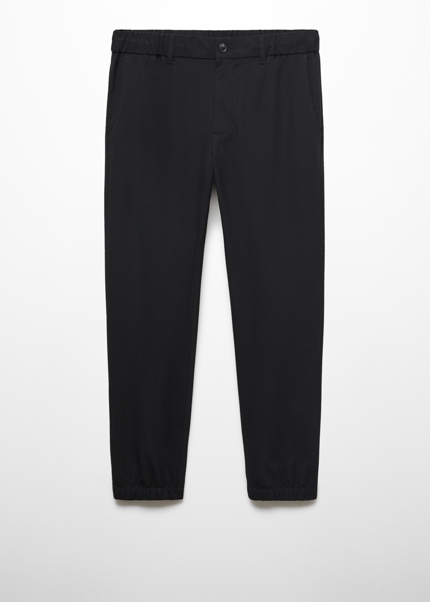 Calças jogger slim fit com cordão - Artigo sem modelo