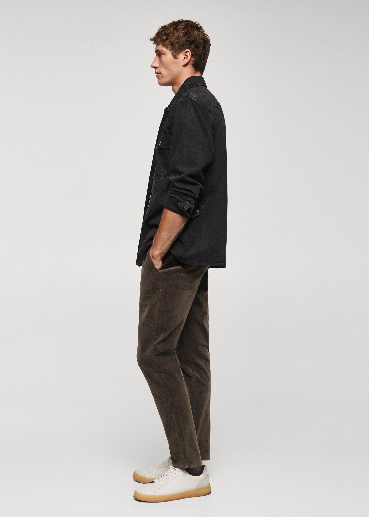 Kort slim fit-byxa - Detaljer om artikeln 2