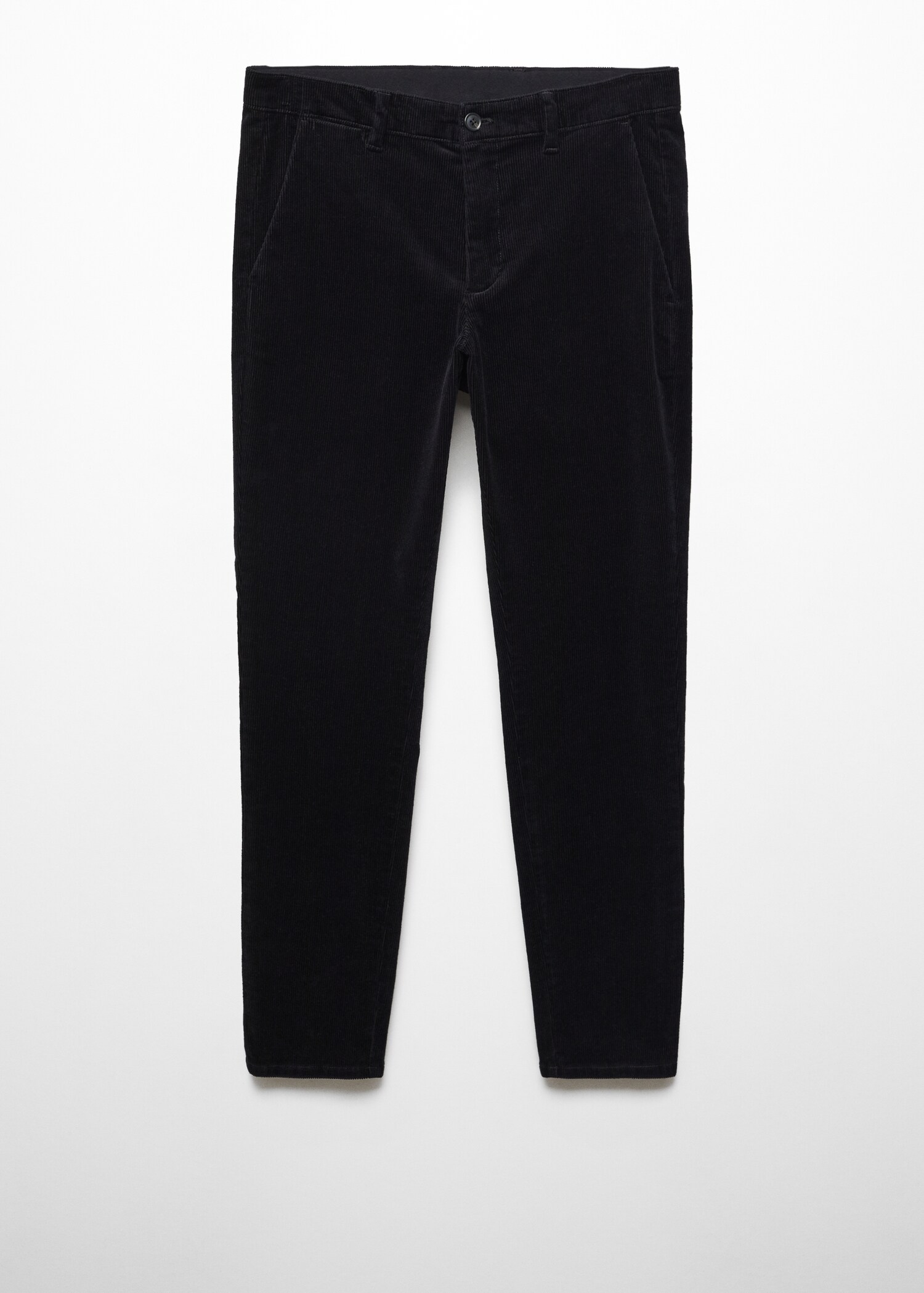 Corduroy slim-fit cropped trousers - Article without model