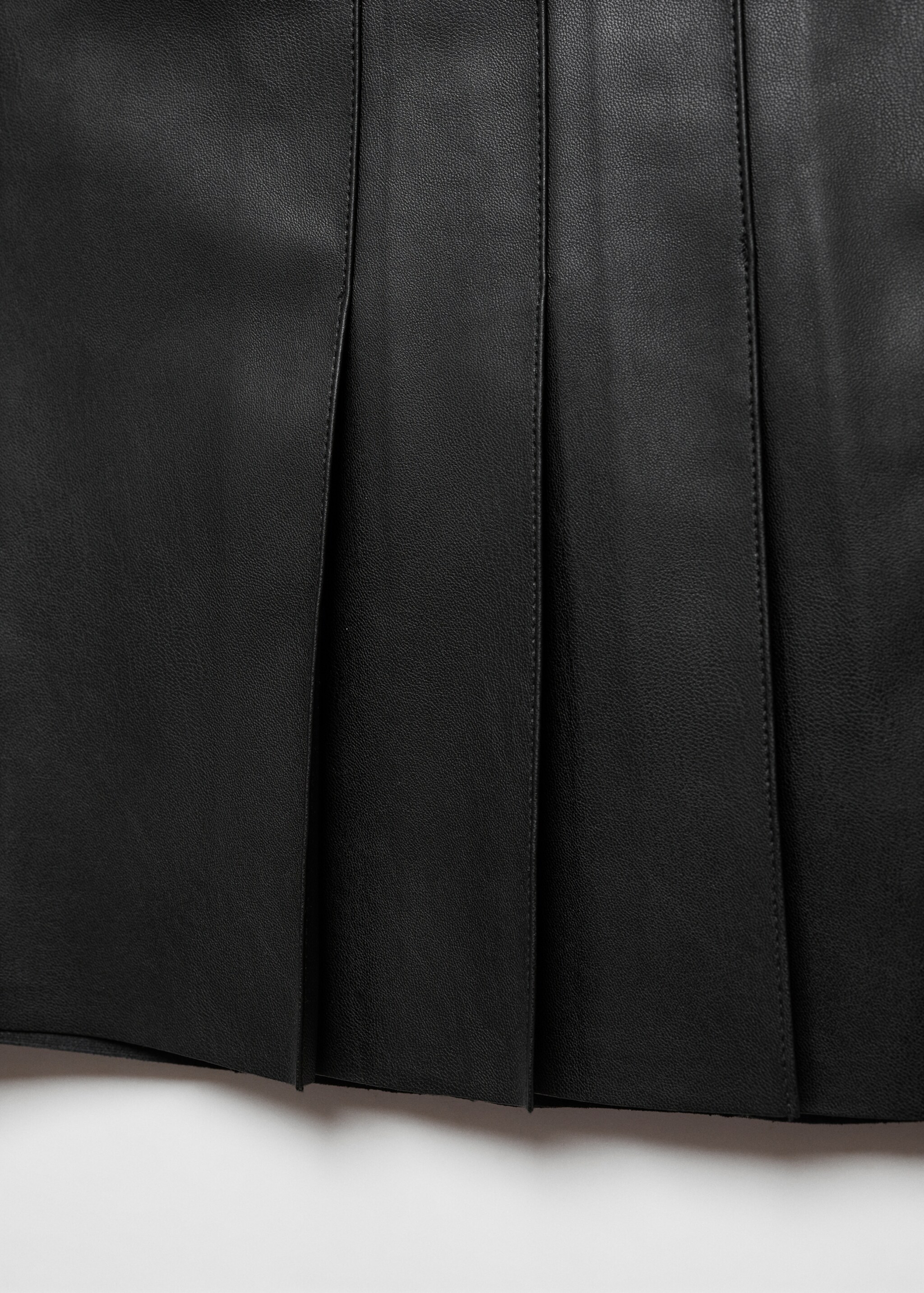 Minijupe plissée simili-cuir - Détail de l'article 8