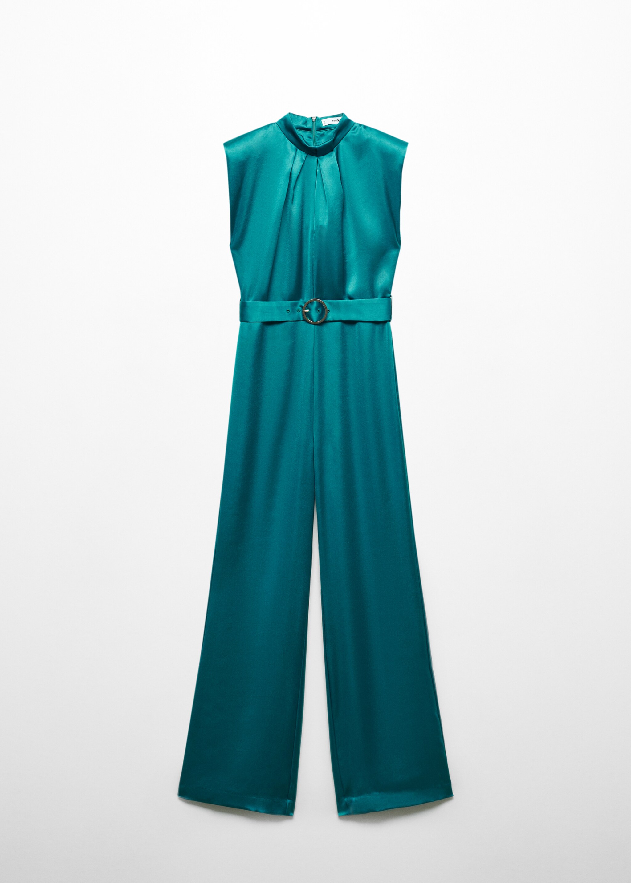 Jumpsuit mit Schulterklappen und Gürtel - Artikel ohne Model, Türkis. Ref: 57046714-00.