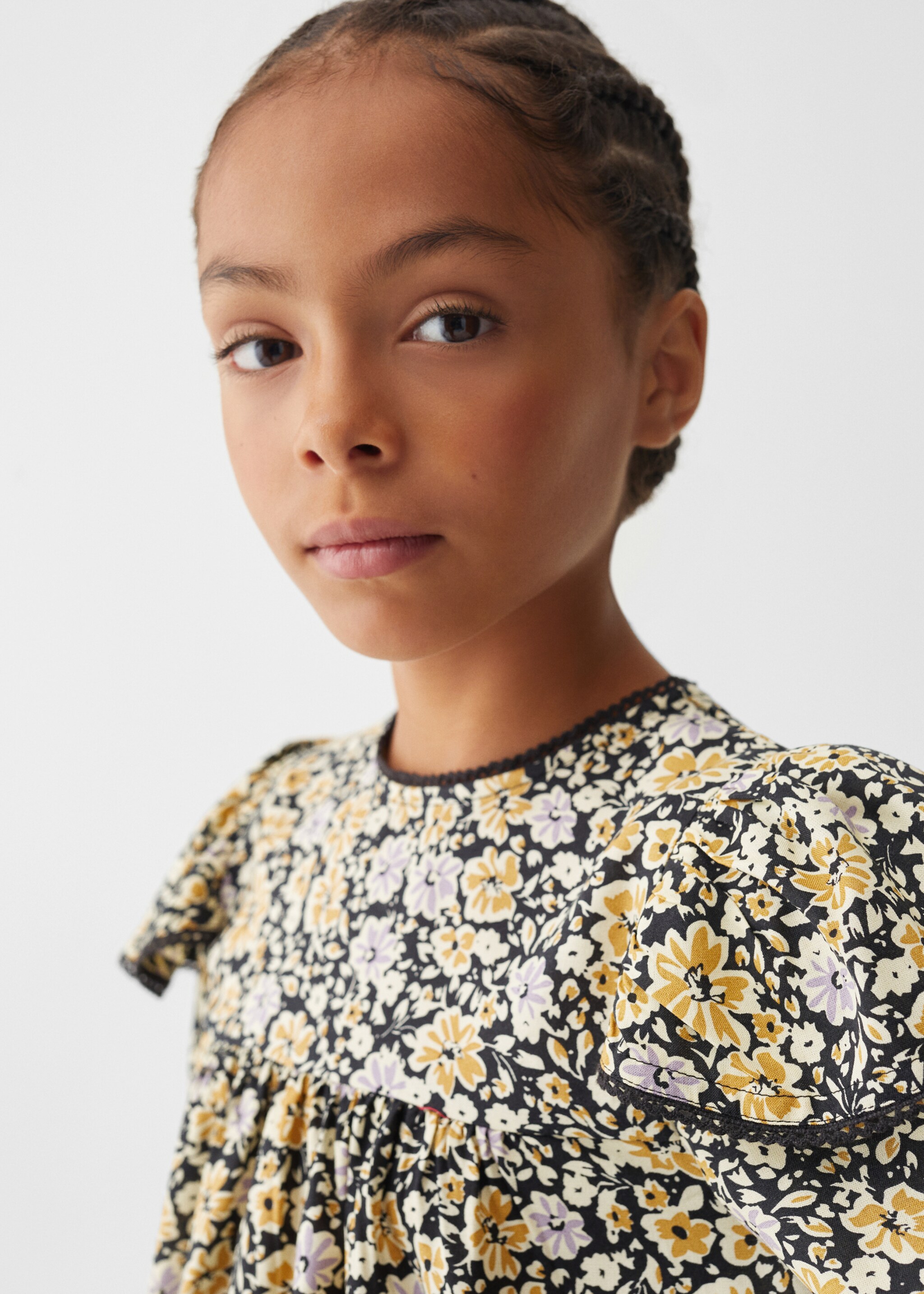 Bluse mit Blumenmuster - Detail des Artikels 1
