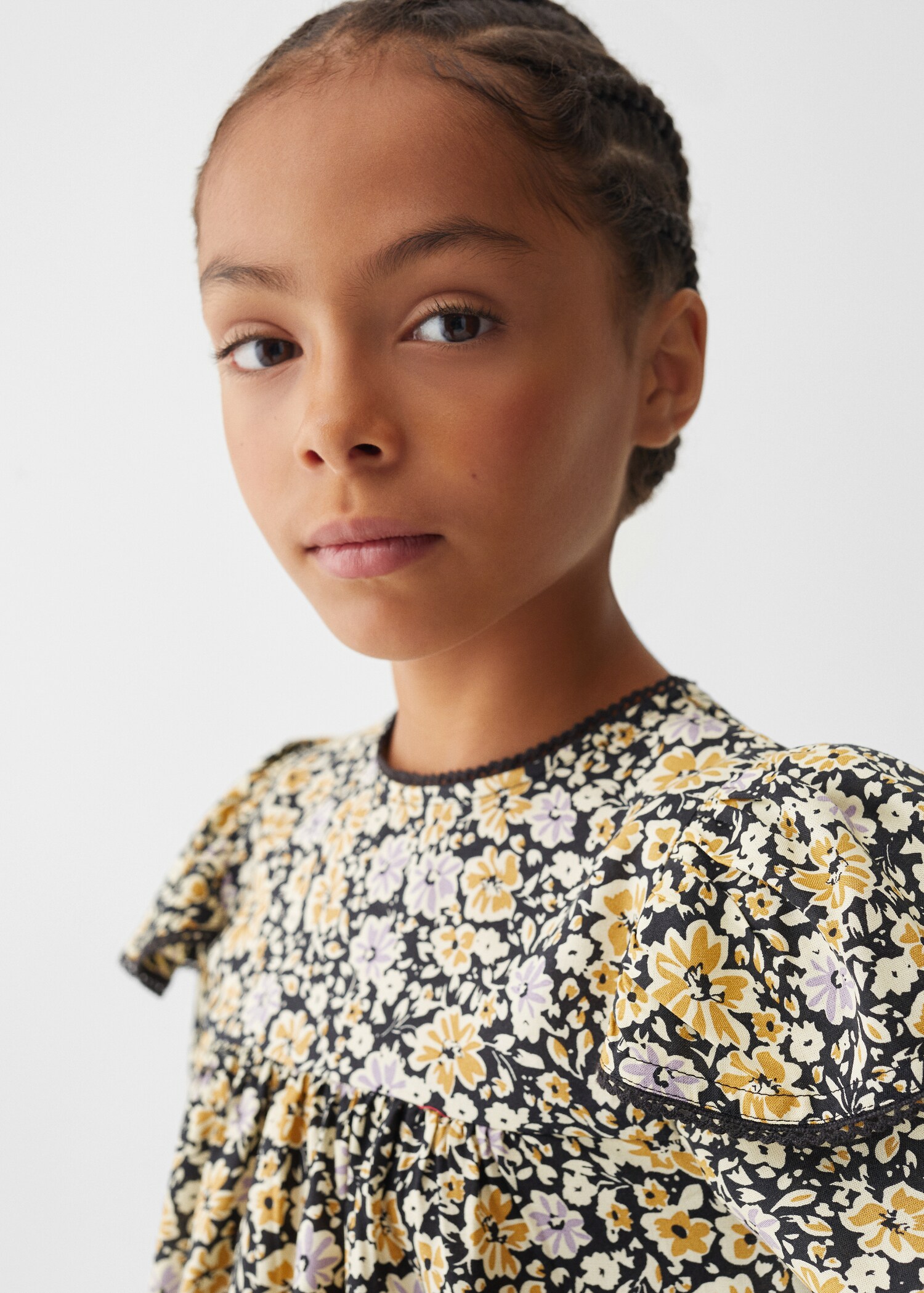 Bluse mit Blumenmuster - Detail des Artikels 1