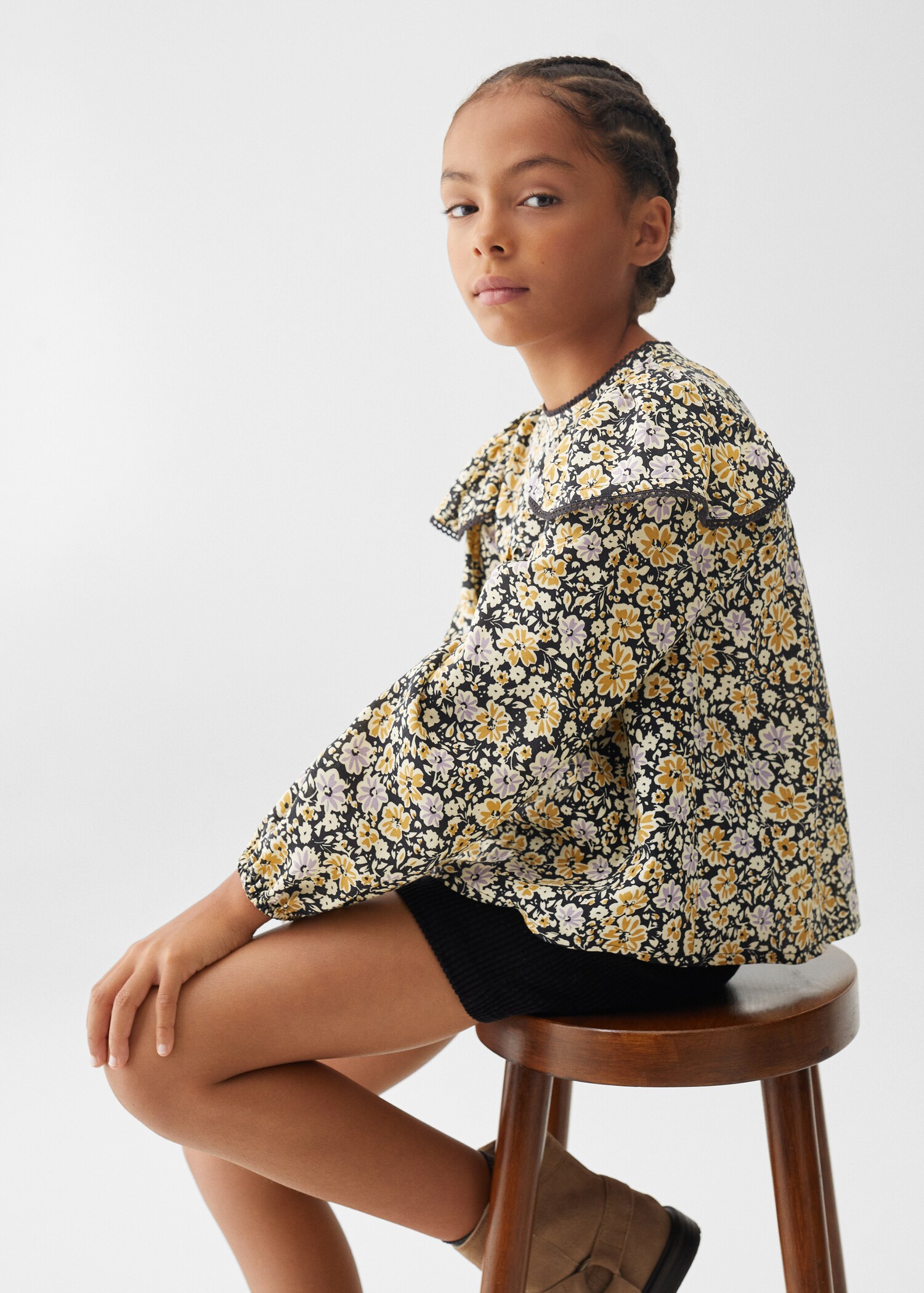 Bluse mit Blumenmuster - Detail des Artikels 2