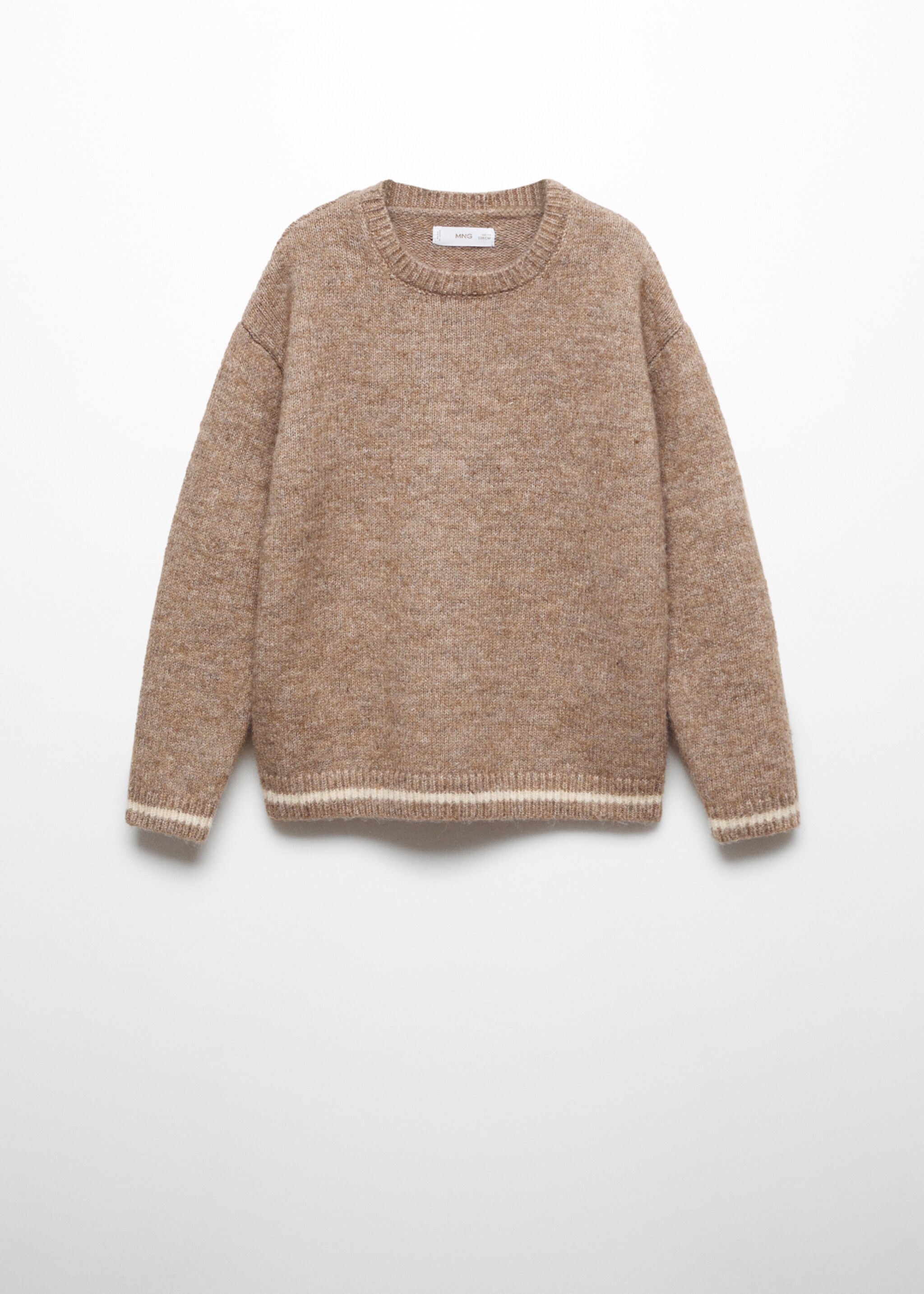 Knit sweater - Article without model, Brown. Ref: 57046721-00.