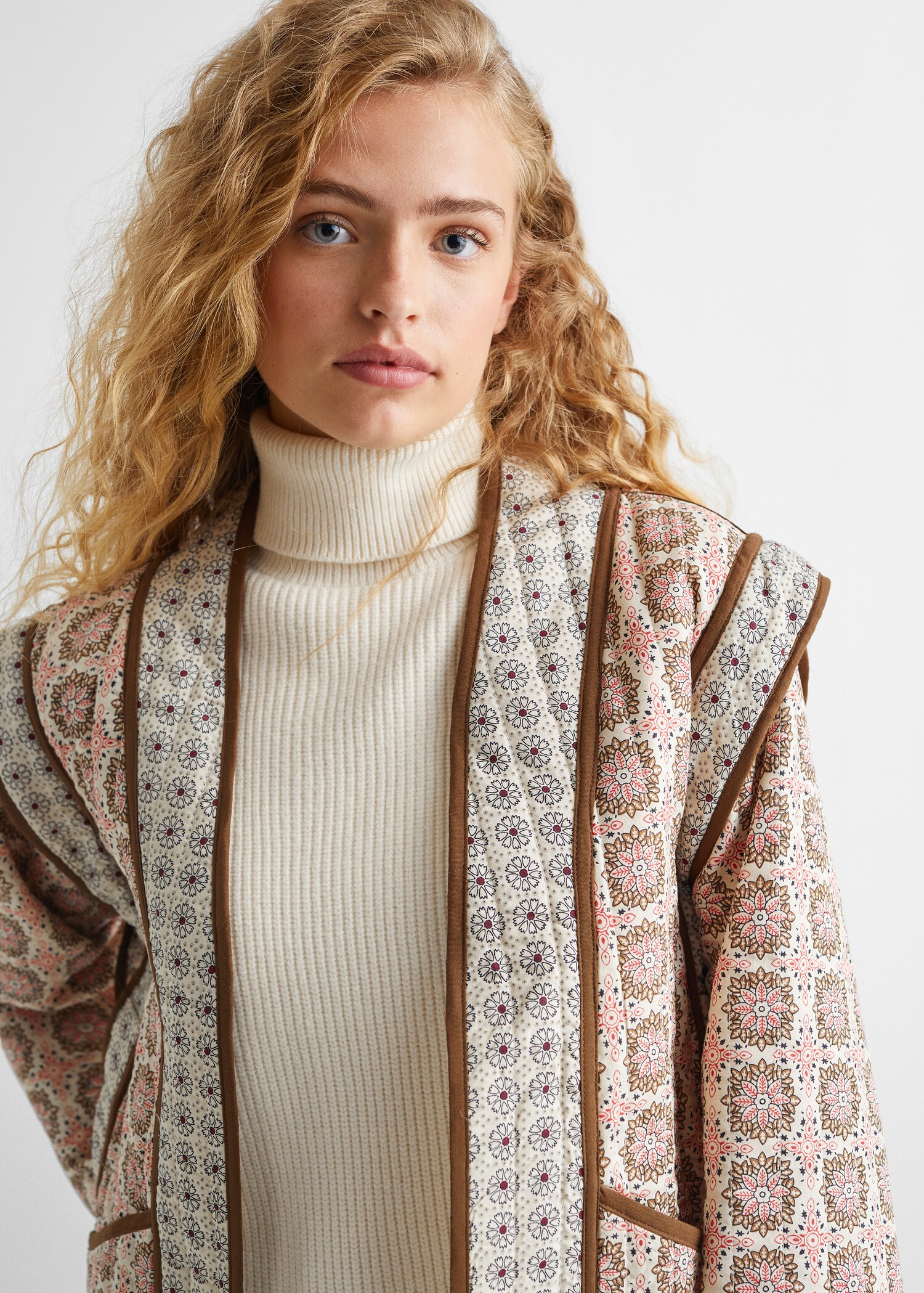 Chaqueta acolchada estampada - Detalle del artículo 1