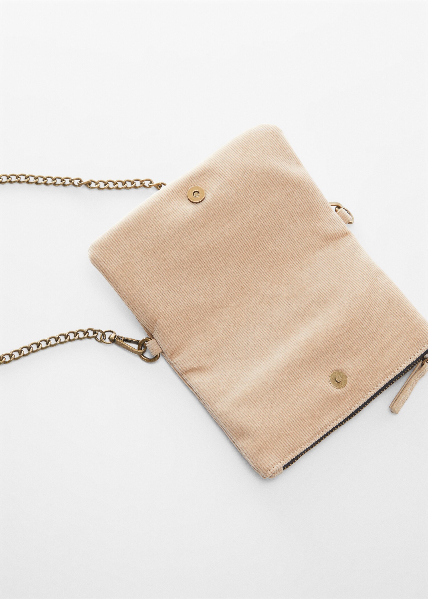 Corduroy flap bag - Details of the article 1