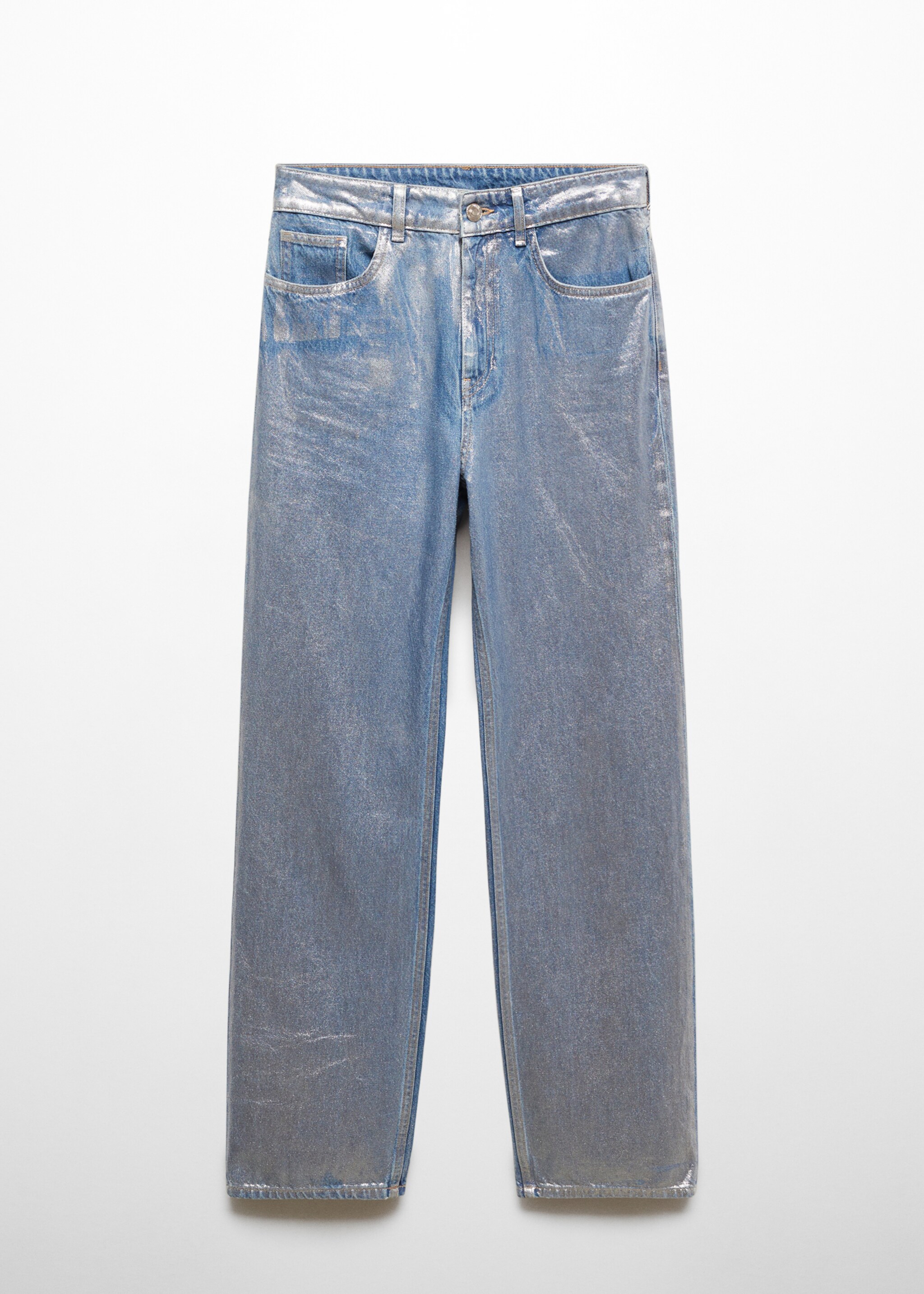 Gerade Jeans Foil - Artikel ohne Model, Silber. Ref: 57047126-00.