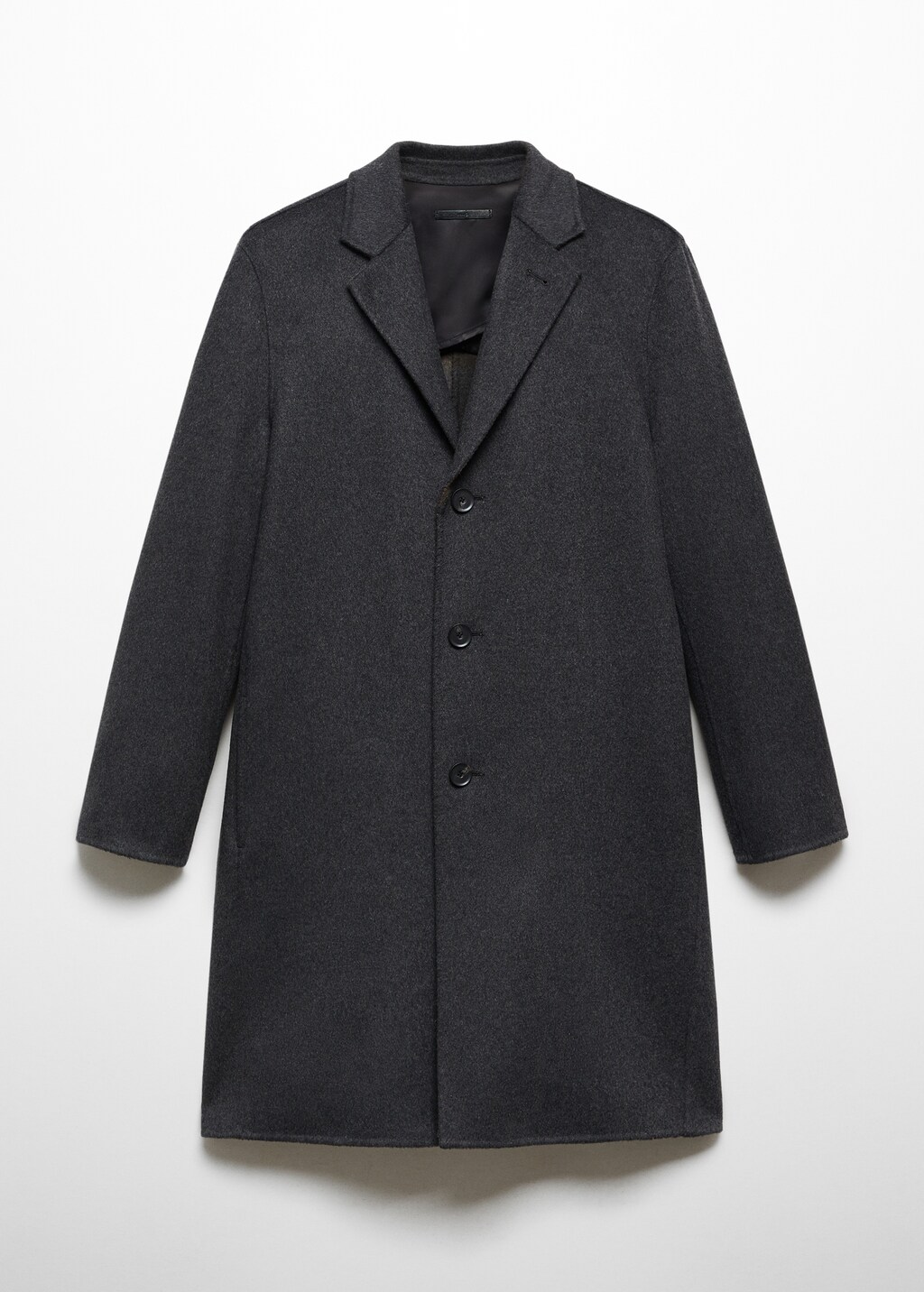 ジャケット・アウター handmade wool middle coat Handmade oversized wool coat - Women | MANGO OUTLET USA