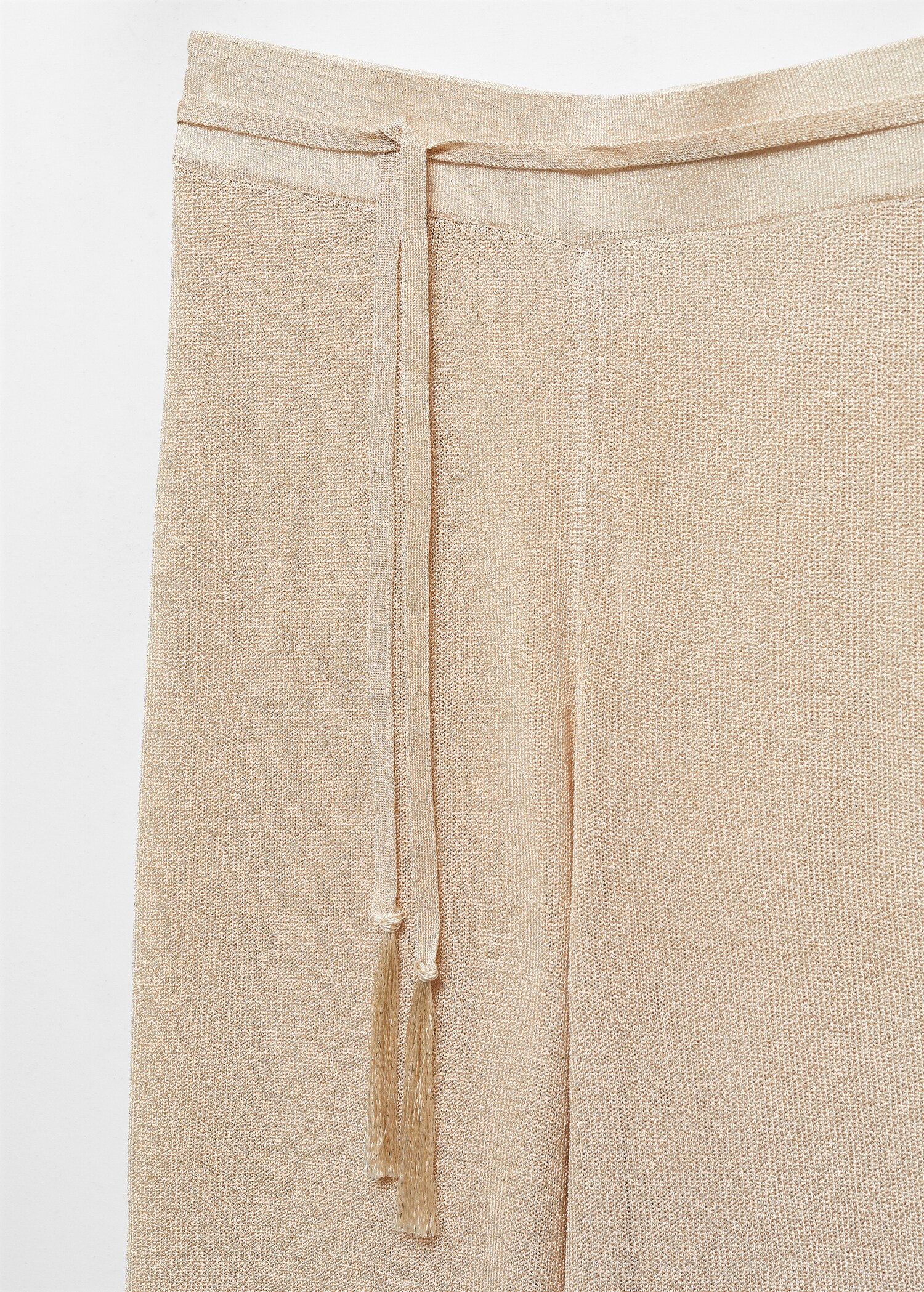 Lurex-knit flared trousers - Details of the article 8