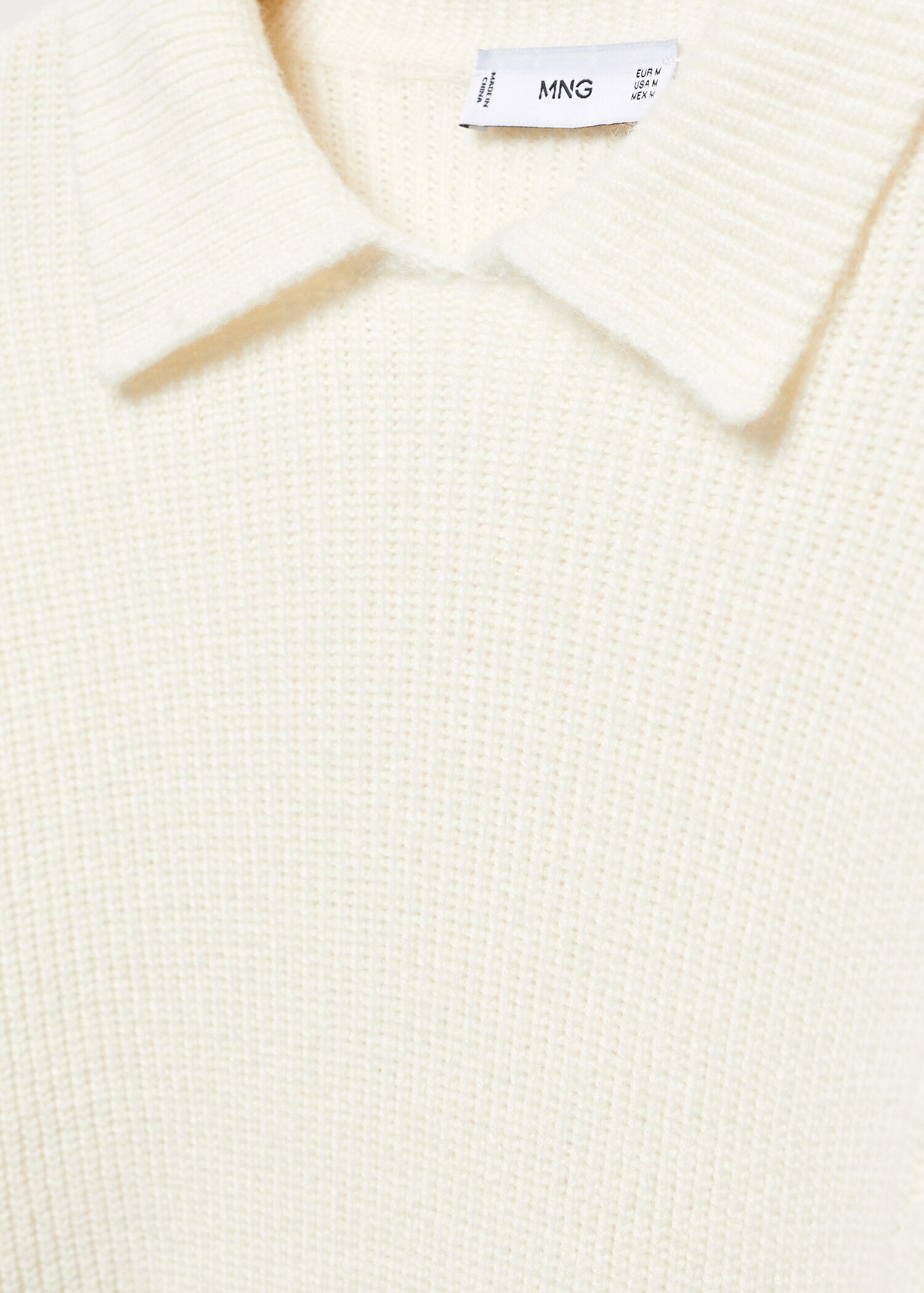 Polo laine maille côtelée - Détail de l'article 8