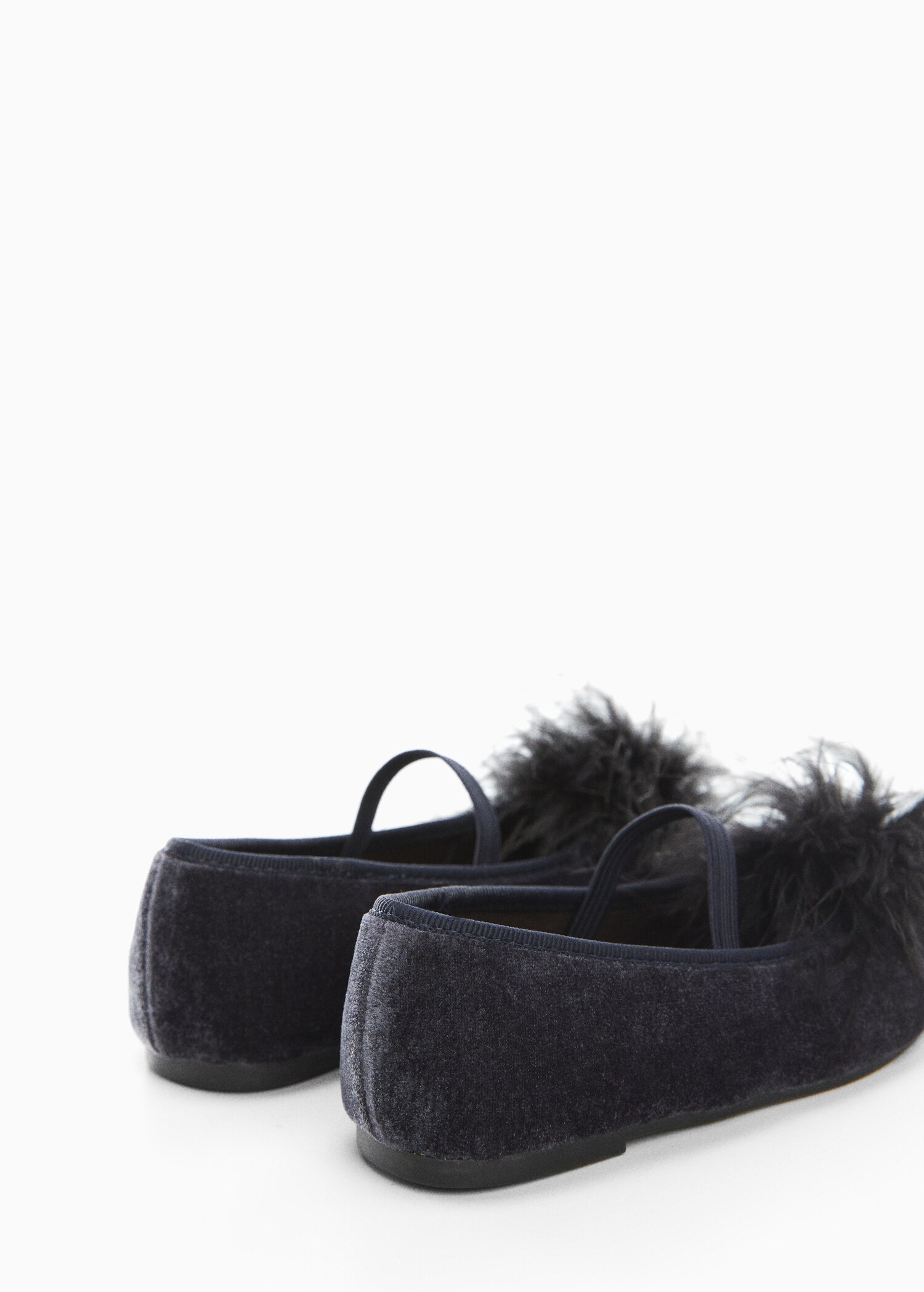 Ballerines velours pompon - Détail de l'article 1