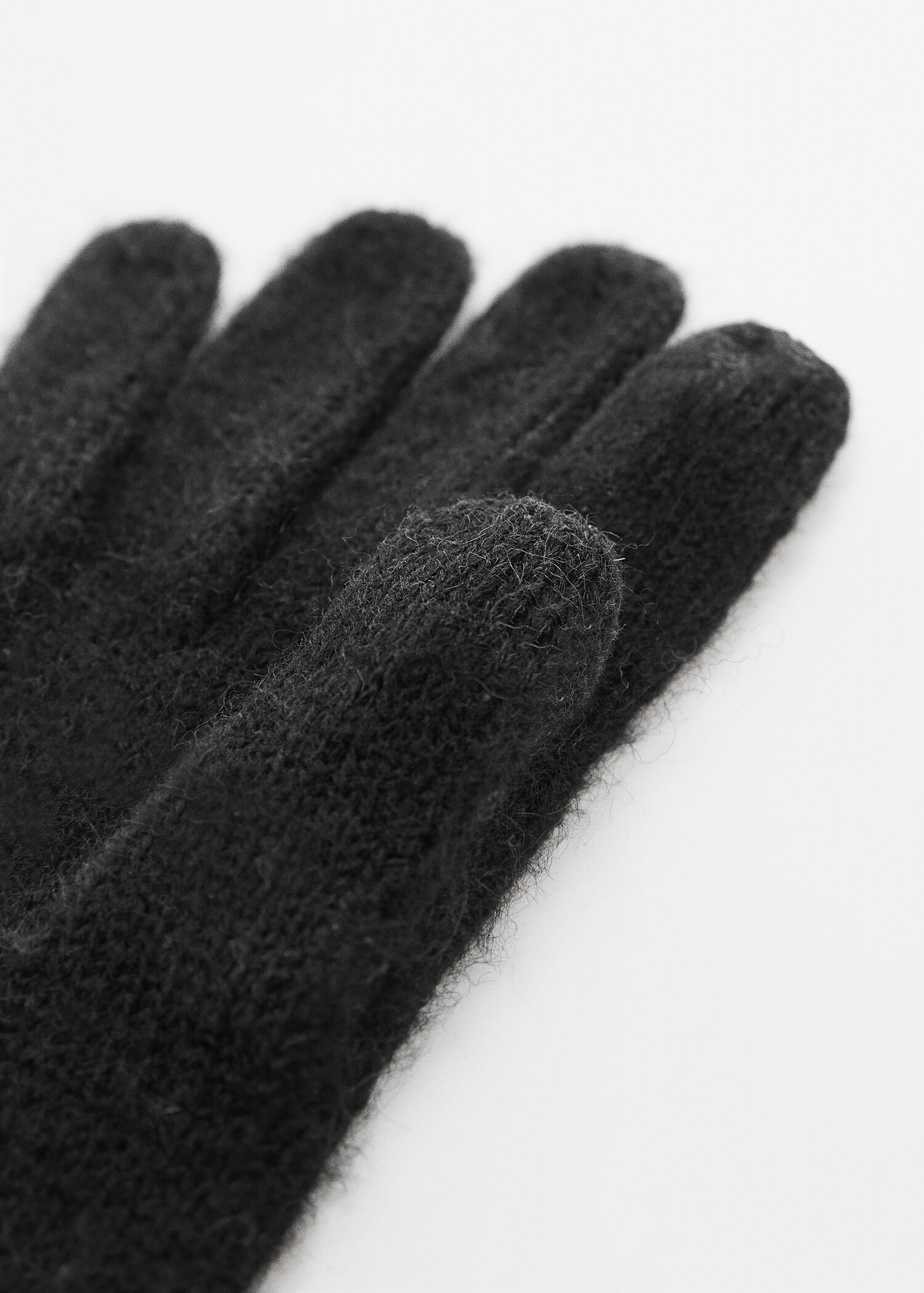 Ribbad stickade handskar - Detaljer om artikeln 1