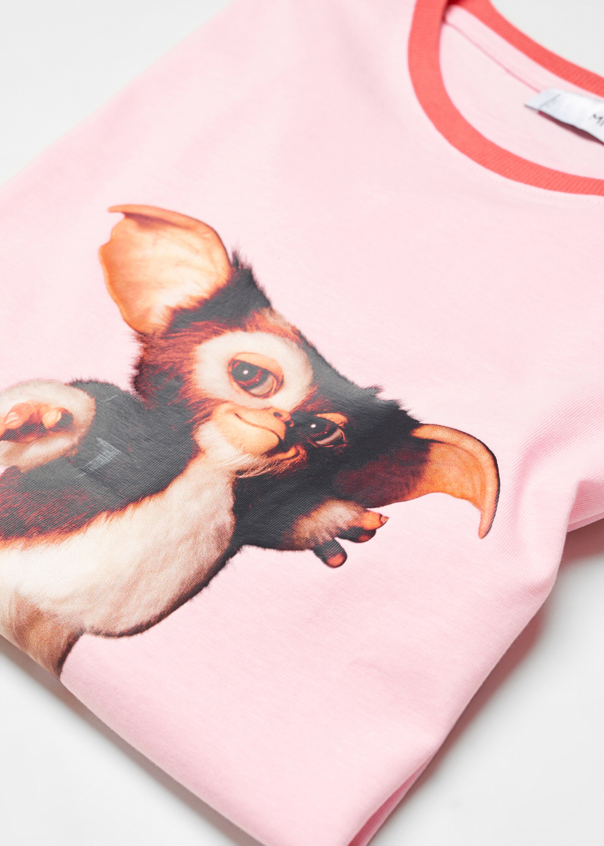 Gremlins T-shirt - Details of the article 8, Pink. Ref: 57047745-00.