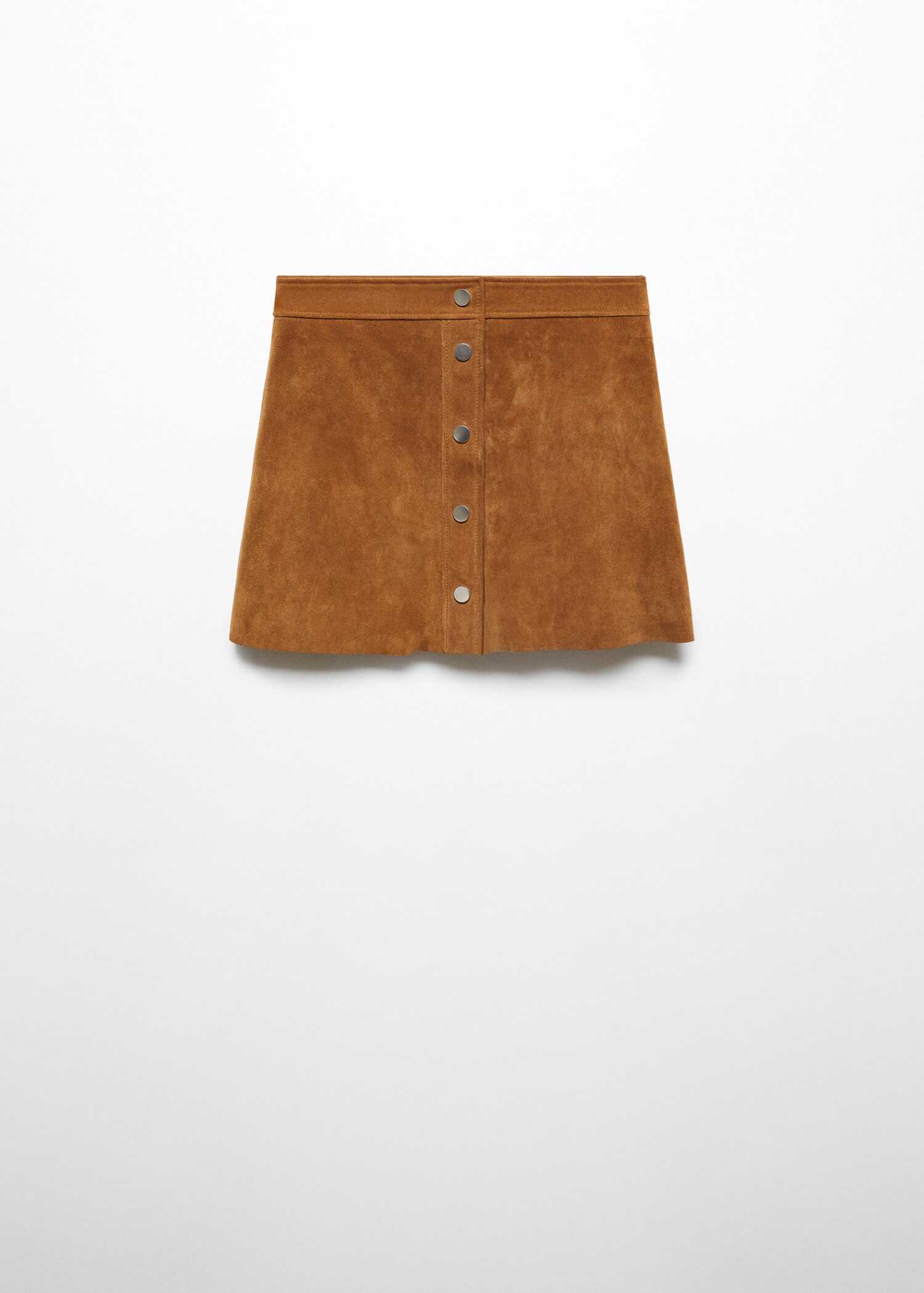 Buttons leather skirt - Article without model
