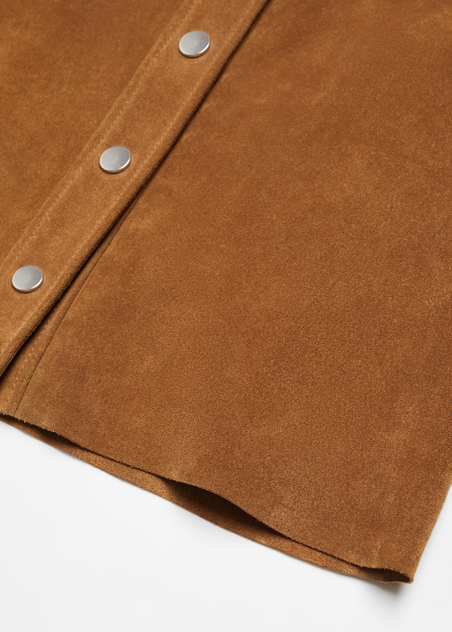 Buttons leather skirt - Details of the article 8