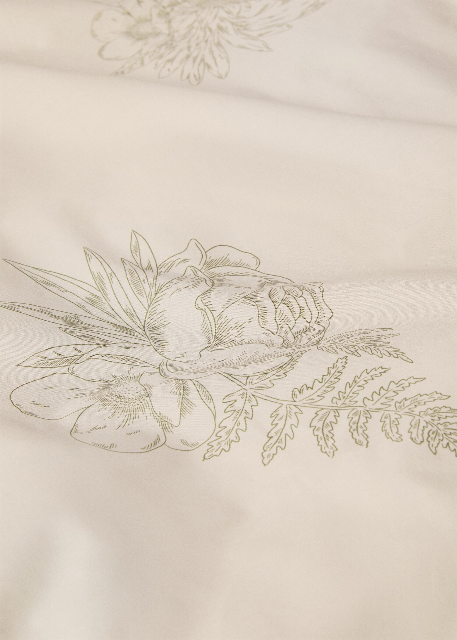 Floral design duvet cover single bed - Details of the article 2