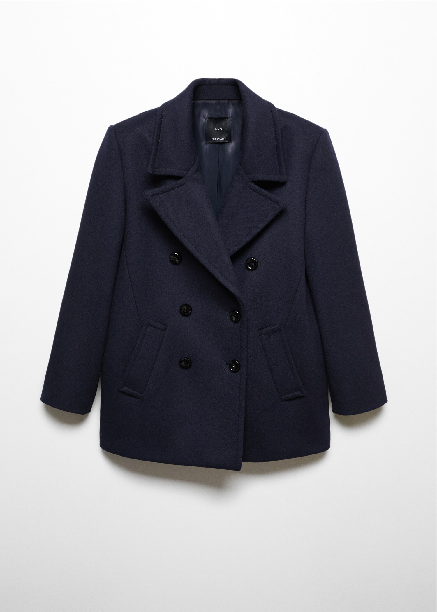 Double-breasted wool coat - Article without model