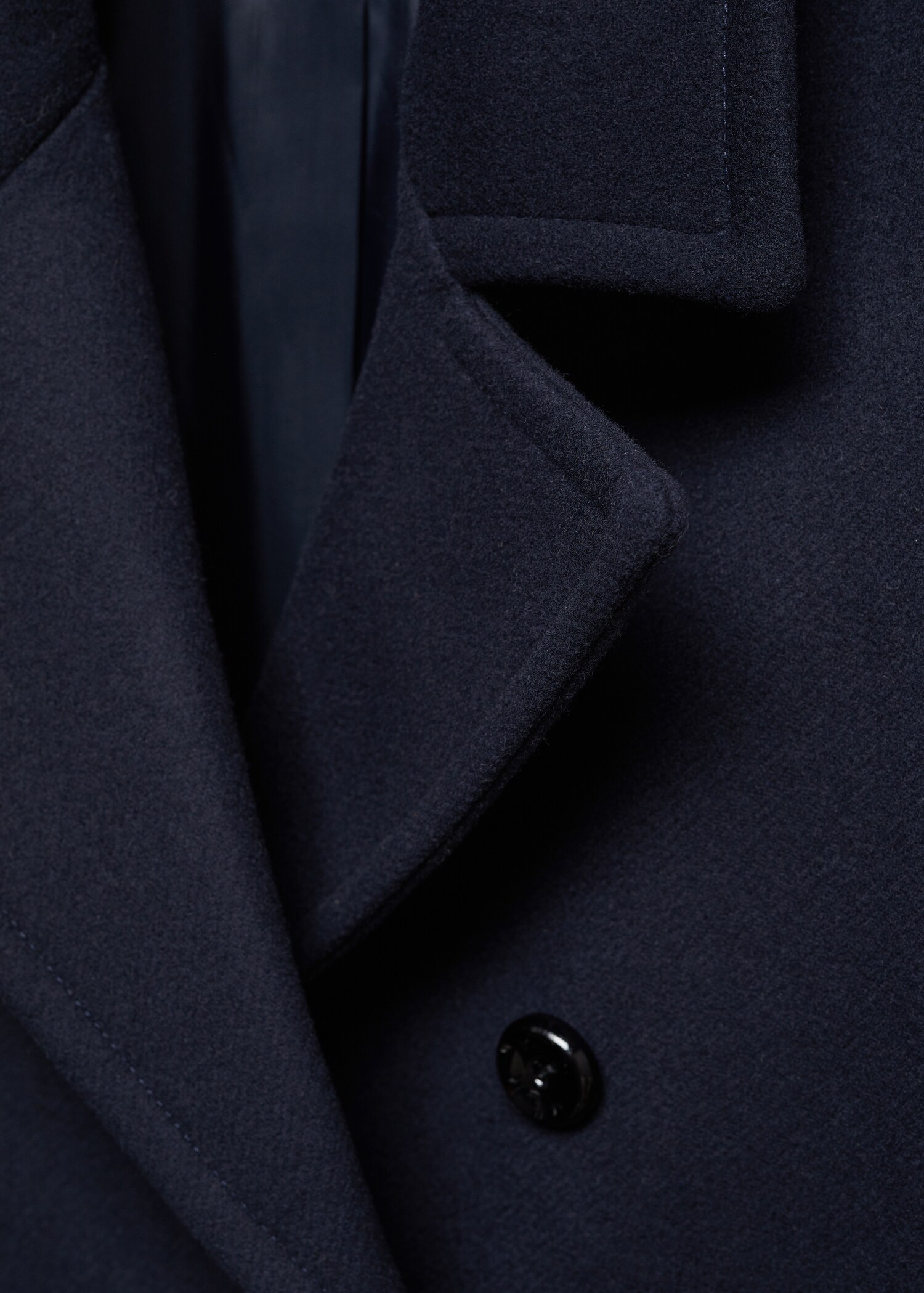 Double-breasted wool coat - Details of the article 8