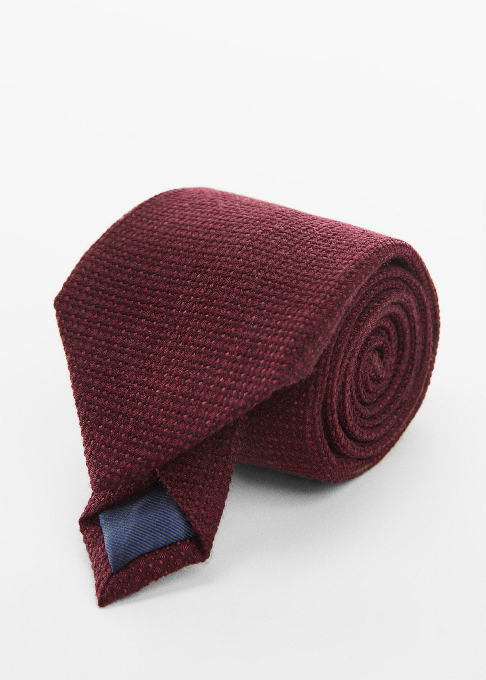 Tie wool-silk structure - Medium plane
