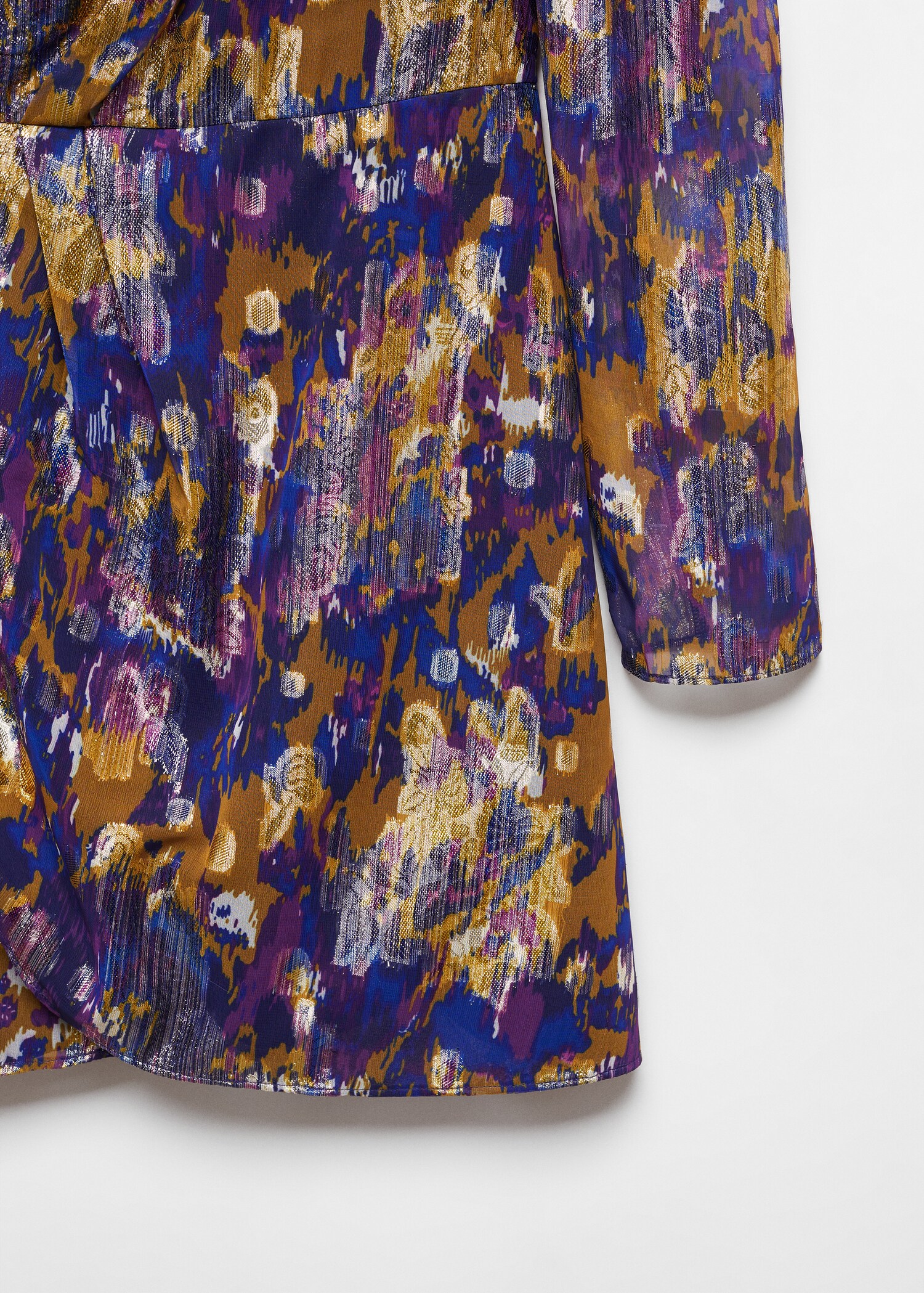 Printed asymmetrical dress - Details of the article 8