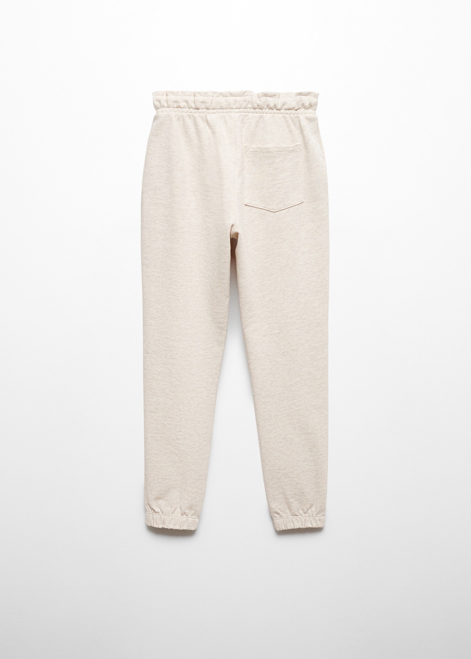 Cotton jogger-style trousers - Reverse of the article